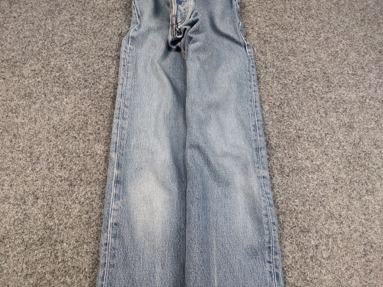 Levi's × Vintage Vintage 90's Levis 501 Made in USA Faded Blue Denim Jeans Size US 34 / EU 50 - 6 Thumbnail