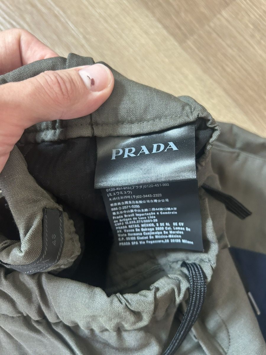 Prada Prada Track Pants Olive/Navy 2018 Size US 31 - 5 Thumbnail