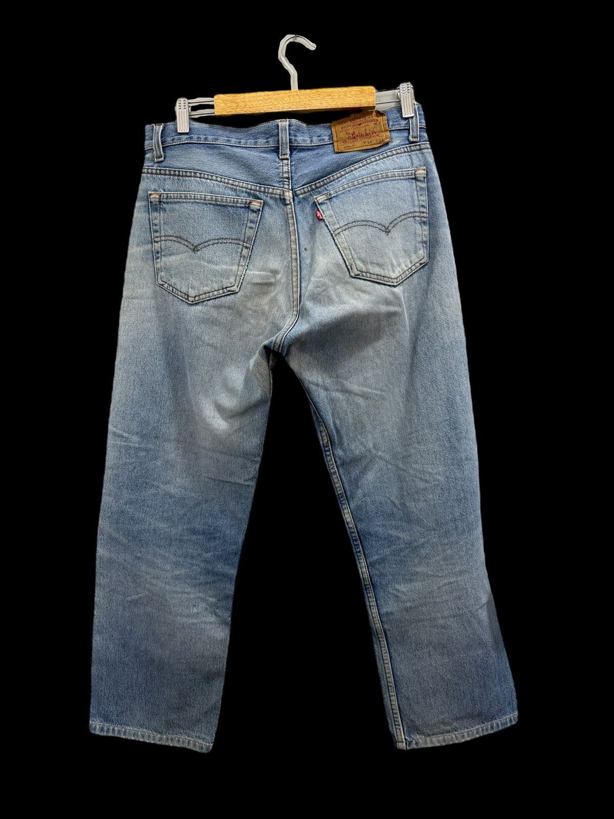 Levi's × Vintage LEVIS 501XX MADE IN USA BUTTON FLY DISTRESSED JEANS Size US 34 / EU 50 - 2 Thumbnail