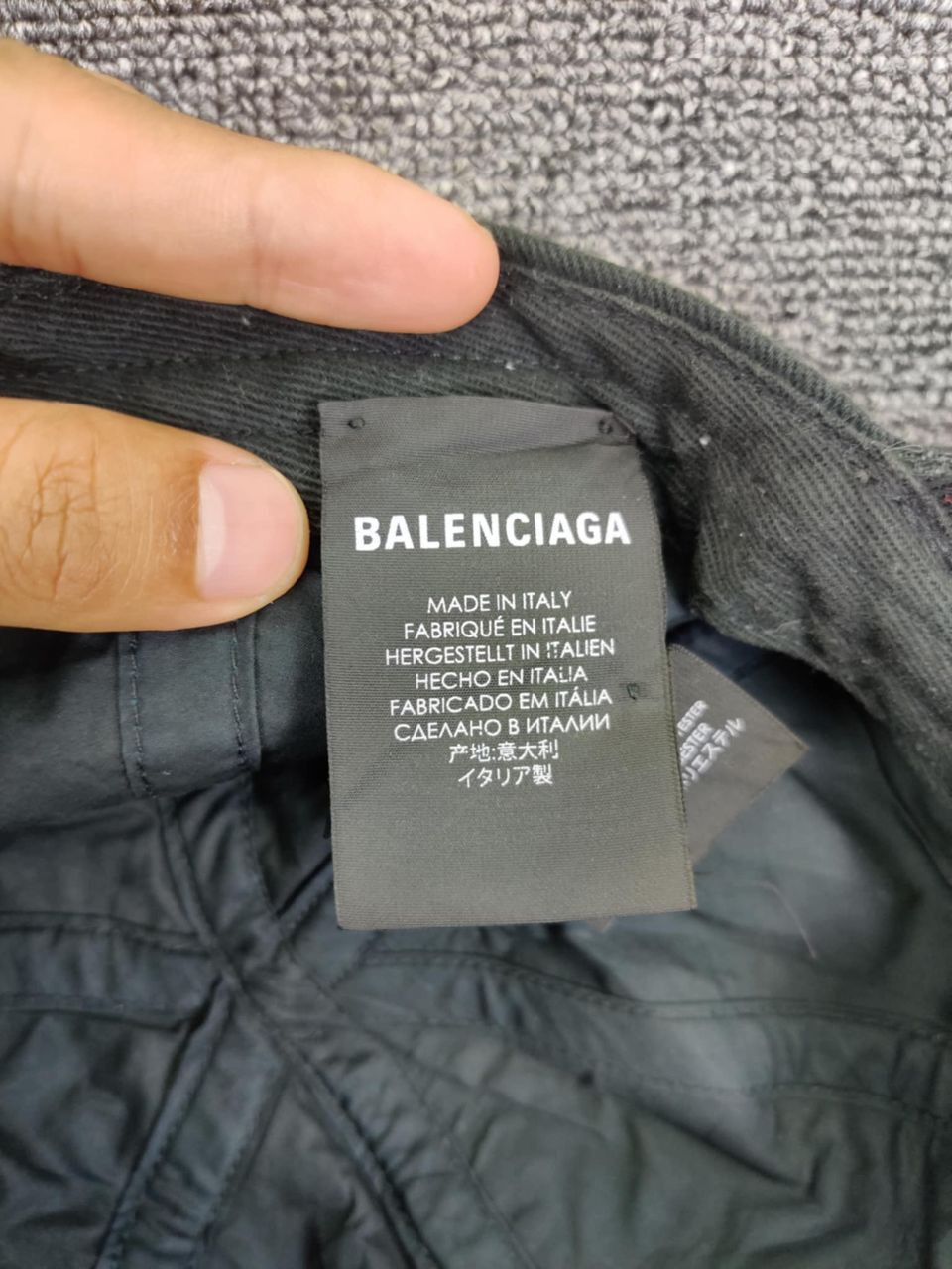 Balenciaga Balenciaga Hat Cap Black Size ONE SIZE - 8 Thumbnail