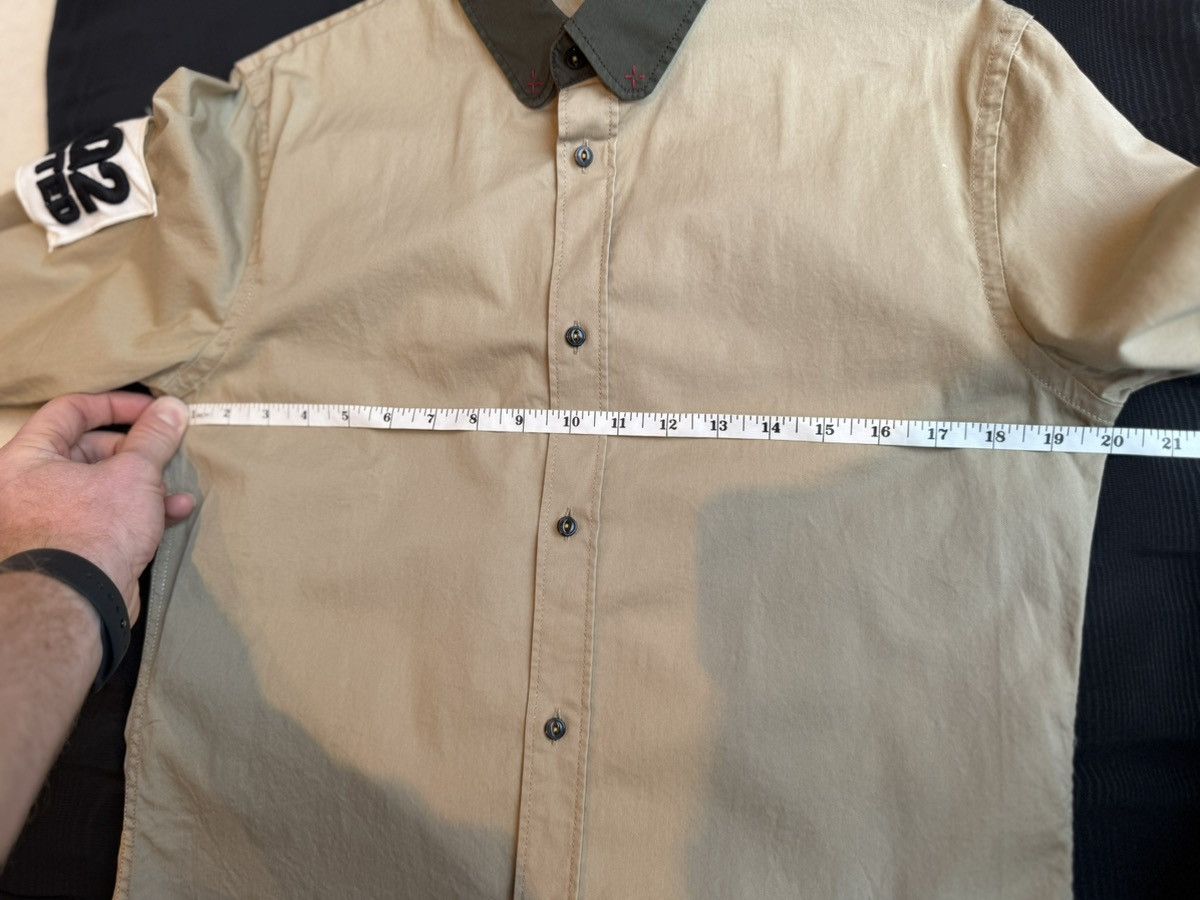 Dsquared2 FW12 Dsquared2 tan patch logo army shirt khaki 48 M L rare Size US M / EU 48-50 / 2 - 8 Thumbnail