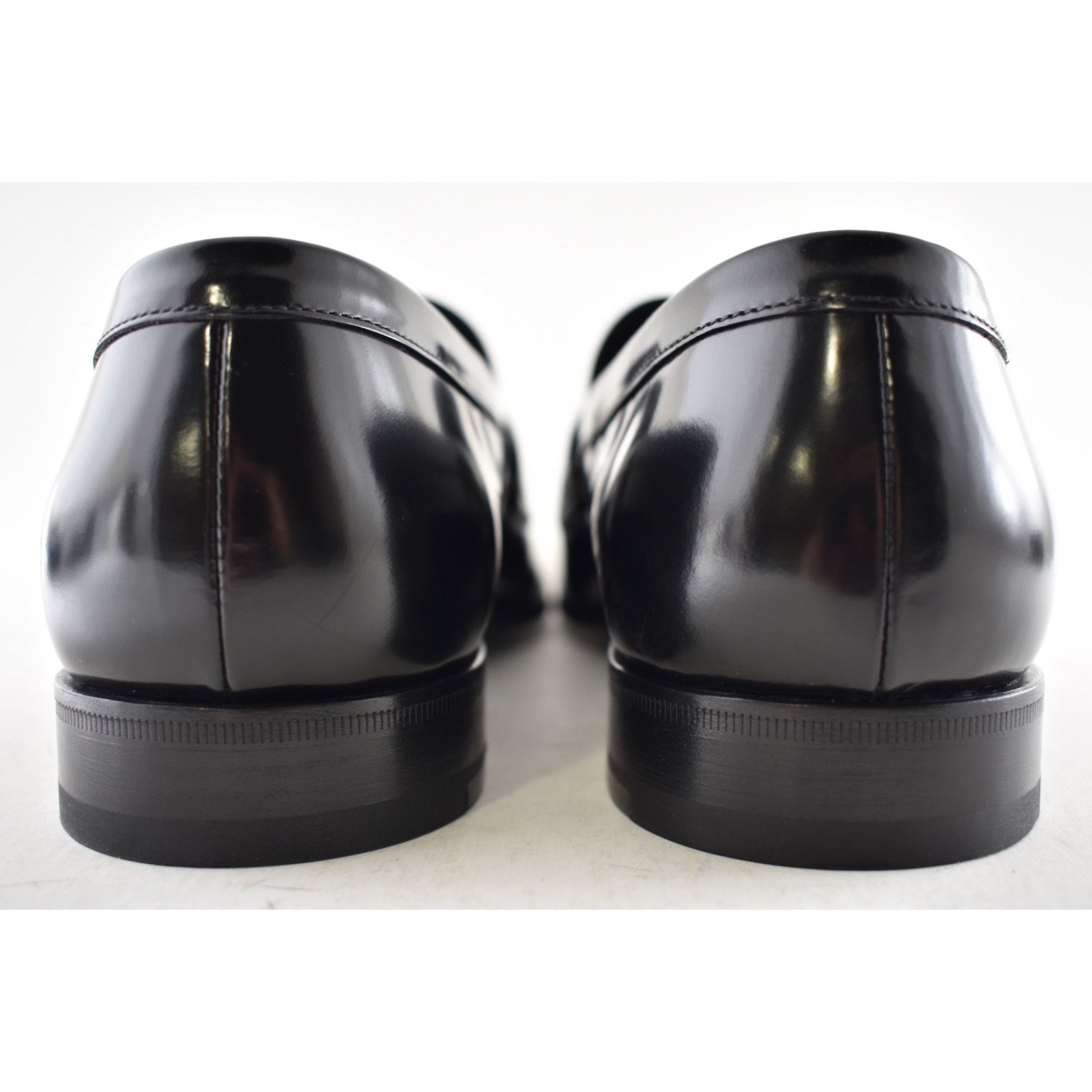 Prada Prada Black Brushed Leather Triangle Loafer US 13 Size US 13 / EU 46 - 18 Thumbnail