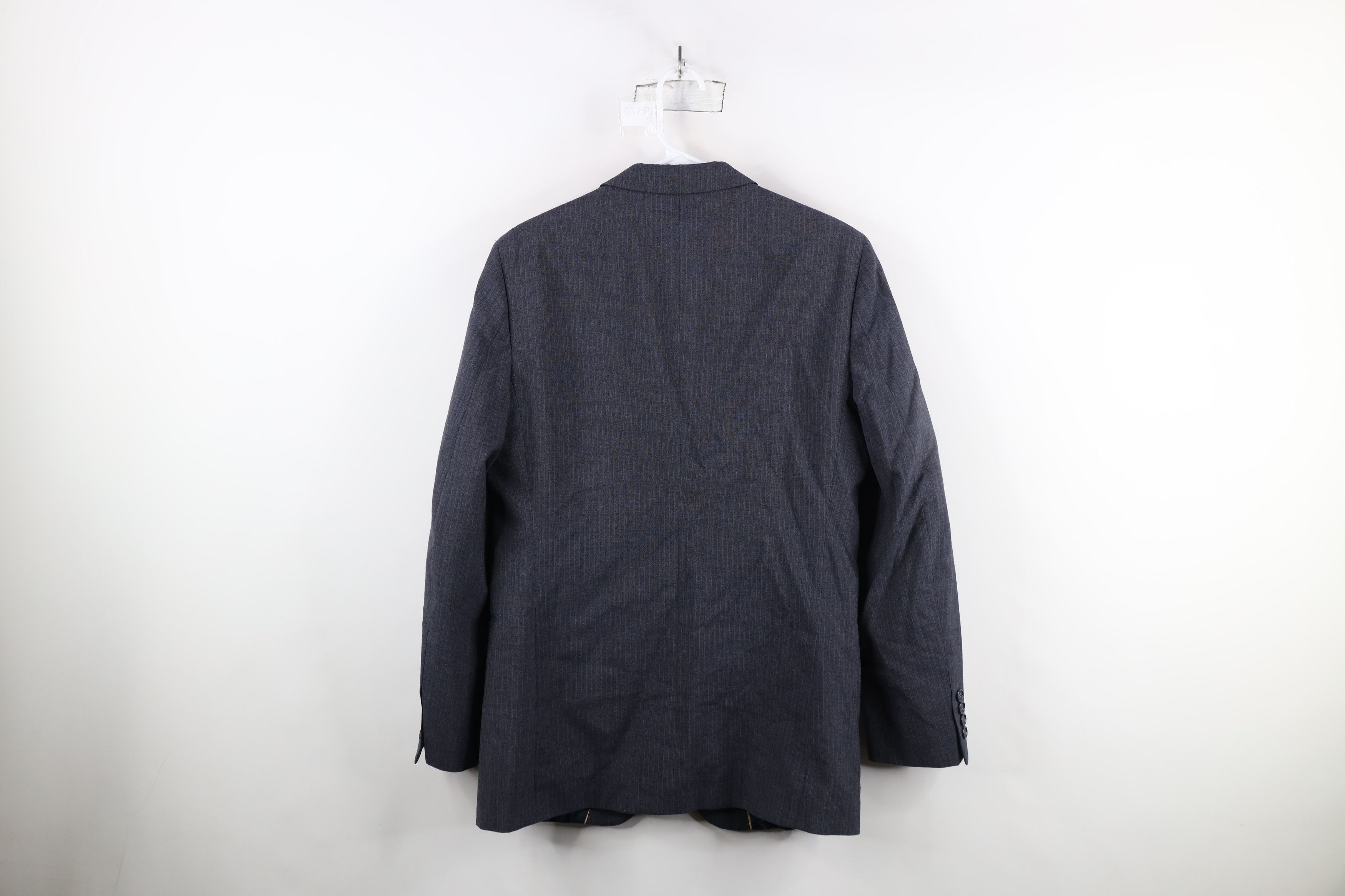 Vintage Vintage 80s 90s Streetwear Pinstriped Suit Coat Jacket Size US L / EU 52-54 / 3 - 13 Thumbnail