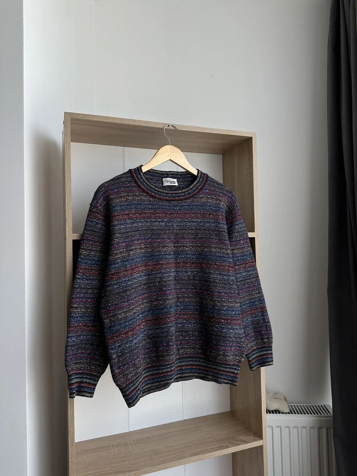 Missoni × Vintage Vintage Missoni Sport Multicolour Wool Knit Sweater Size US S / EU 44-46 / 1 - 5 Thumbnail
