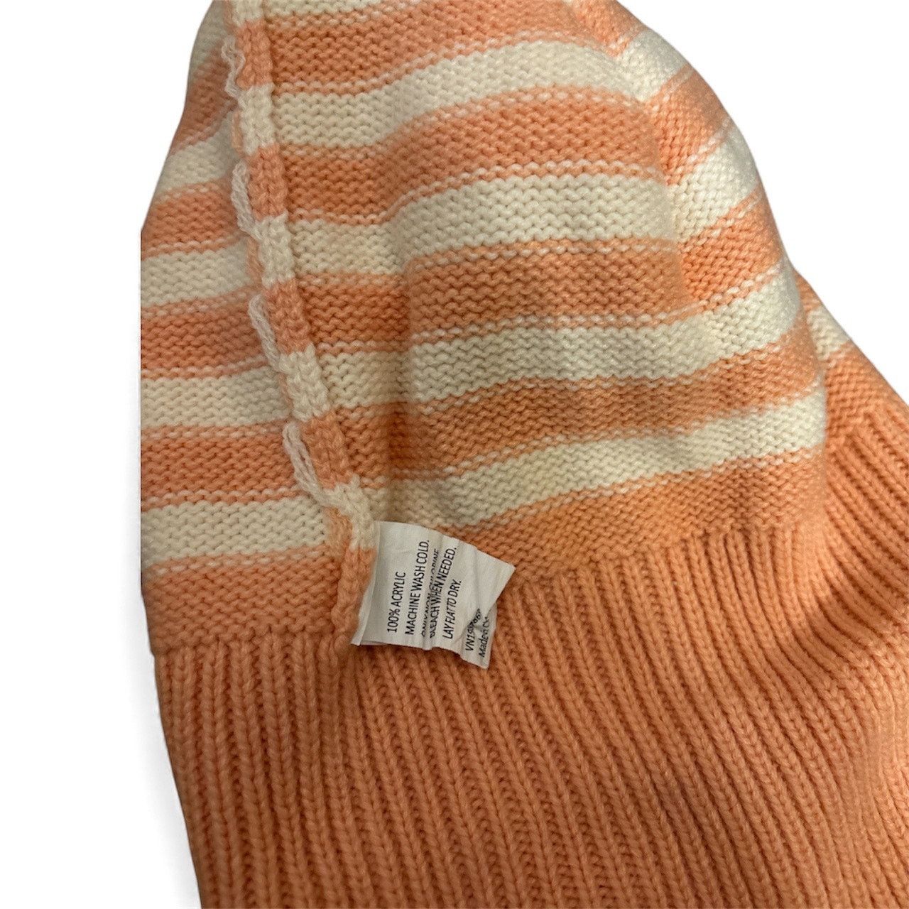 The Unbranded Brand Kids Peach Pom-Pom One Size Hat Size ONE SIZE - 3 Thumbnail