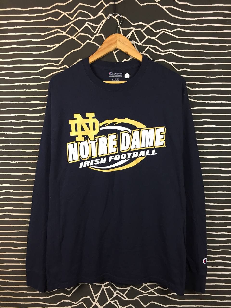 Champion Champion Notre Dame Fighting Irish Football Long Sleeve Tee Size US M / EU 48-50 / 2 - 1 Thumbnail