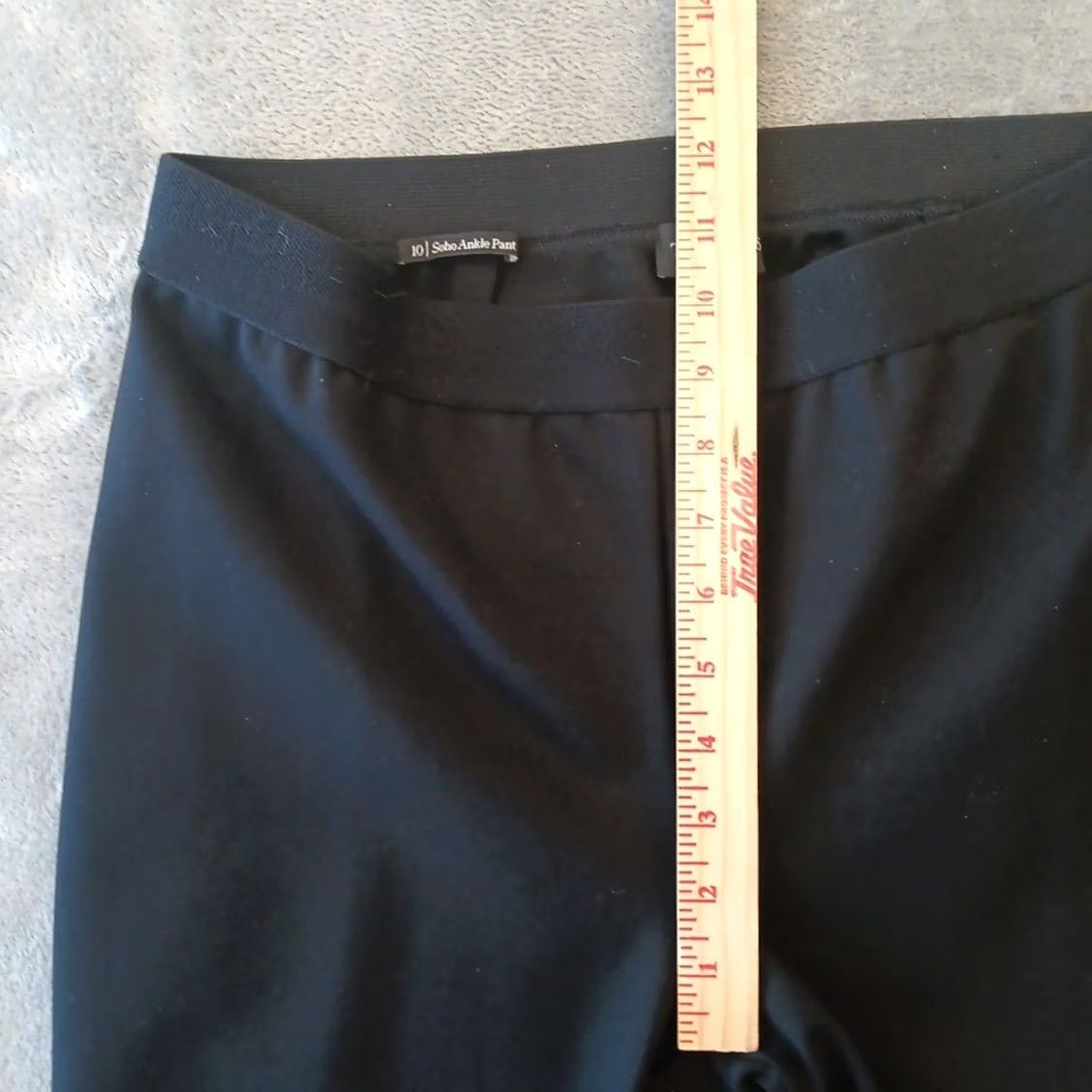 Talbots Talbots Soho Pants Womens Size 10 Black Pull On Skinny Stretch Ankle Zip Size 32" / US 10 / IT 46 - 4 Thumbnail