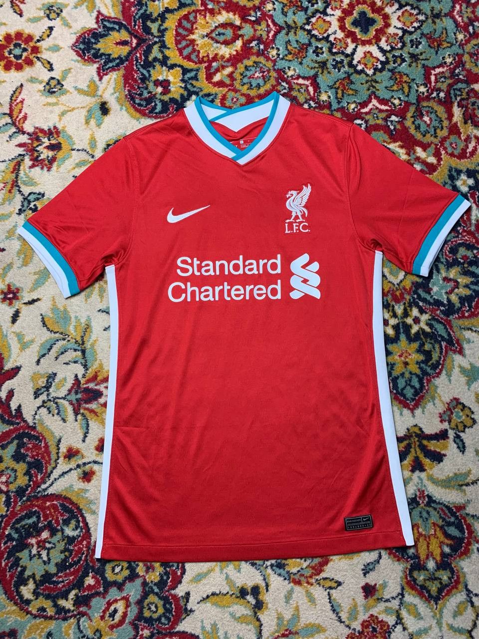 Nike LIVERPOOL 2020 2021 HOME FOOTBALL SHIRT SOCCER JERSEY Size US S / EU 44-46 / 1 - 1 Thumbnail
