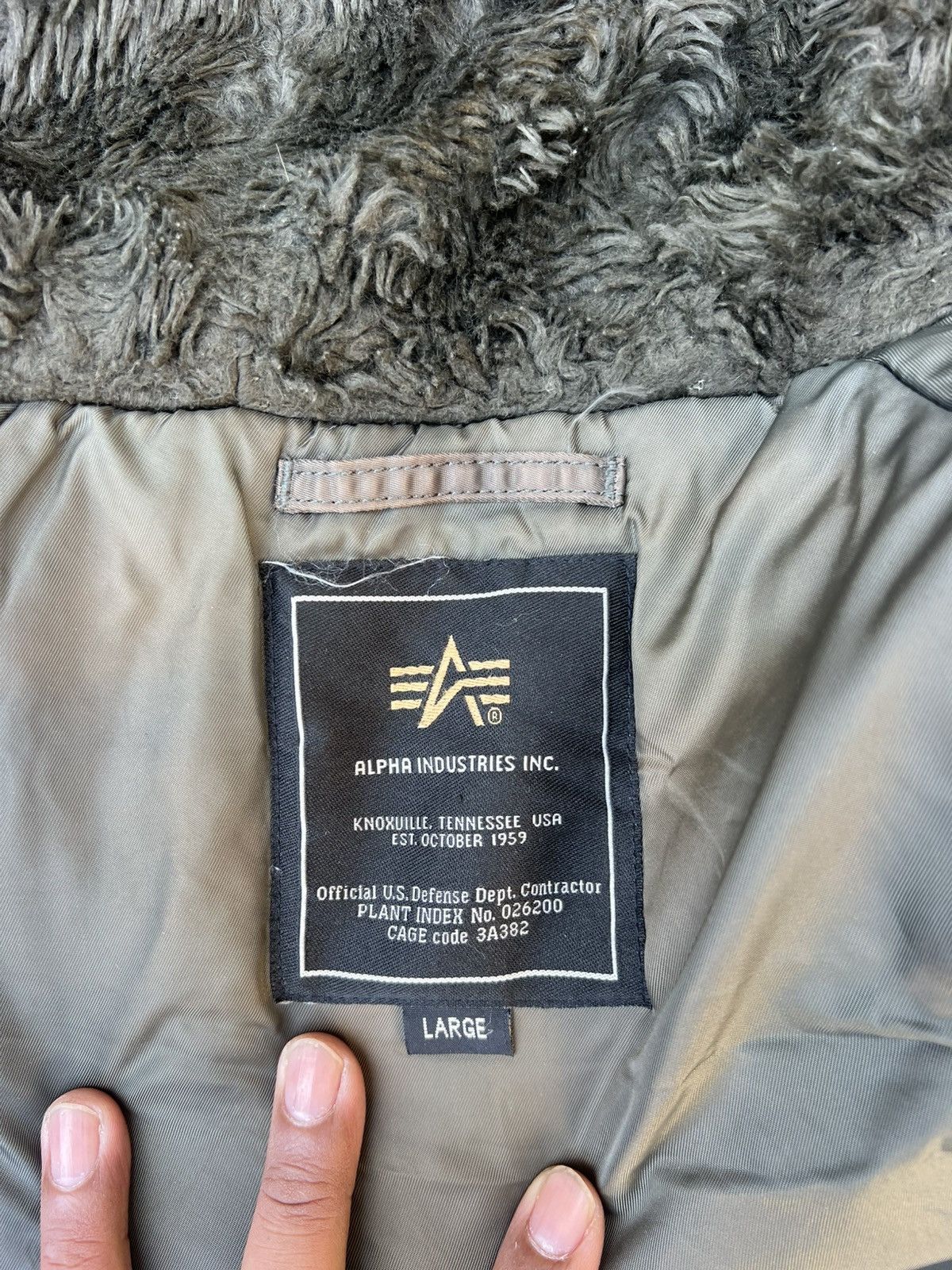 Alpha Industries × Vintage VINTAGE ALPHA INDUSTRIES N3B FAUX FUR HOODIE JACKET Size US L / EU 52-54 / 3 - 11 Thumbnail