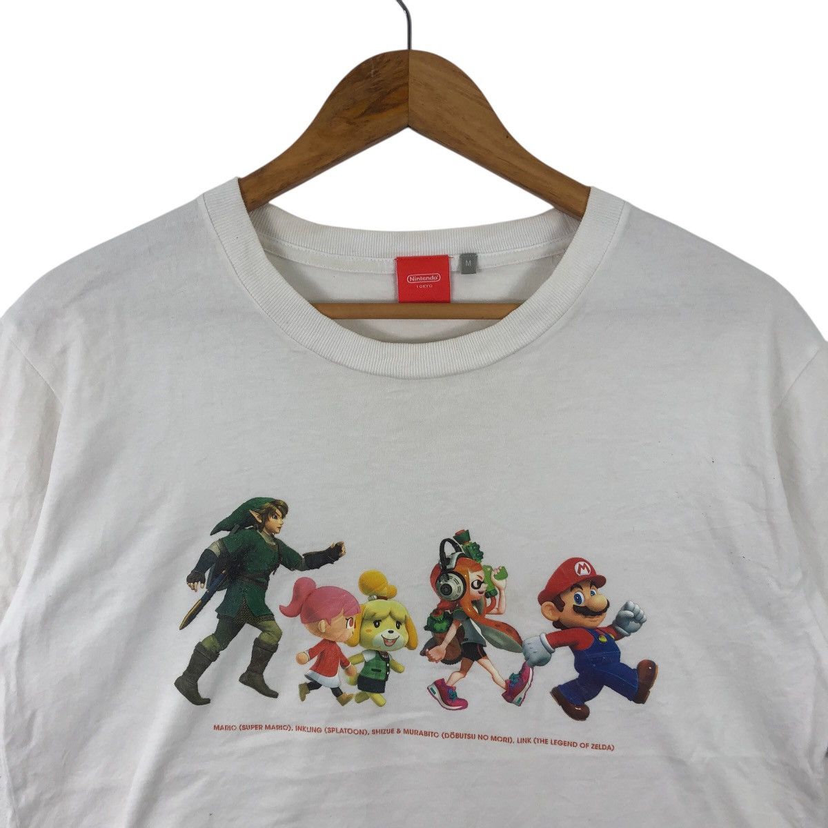 Nintendo NINTENDO TOKYO COLLECTION Mario Zelda Tee Shirt Top Splatoon Size US M / EU 48-50 / 2 - 2 Thumbnail