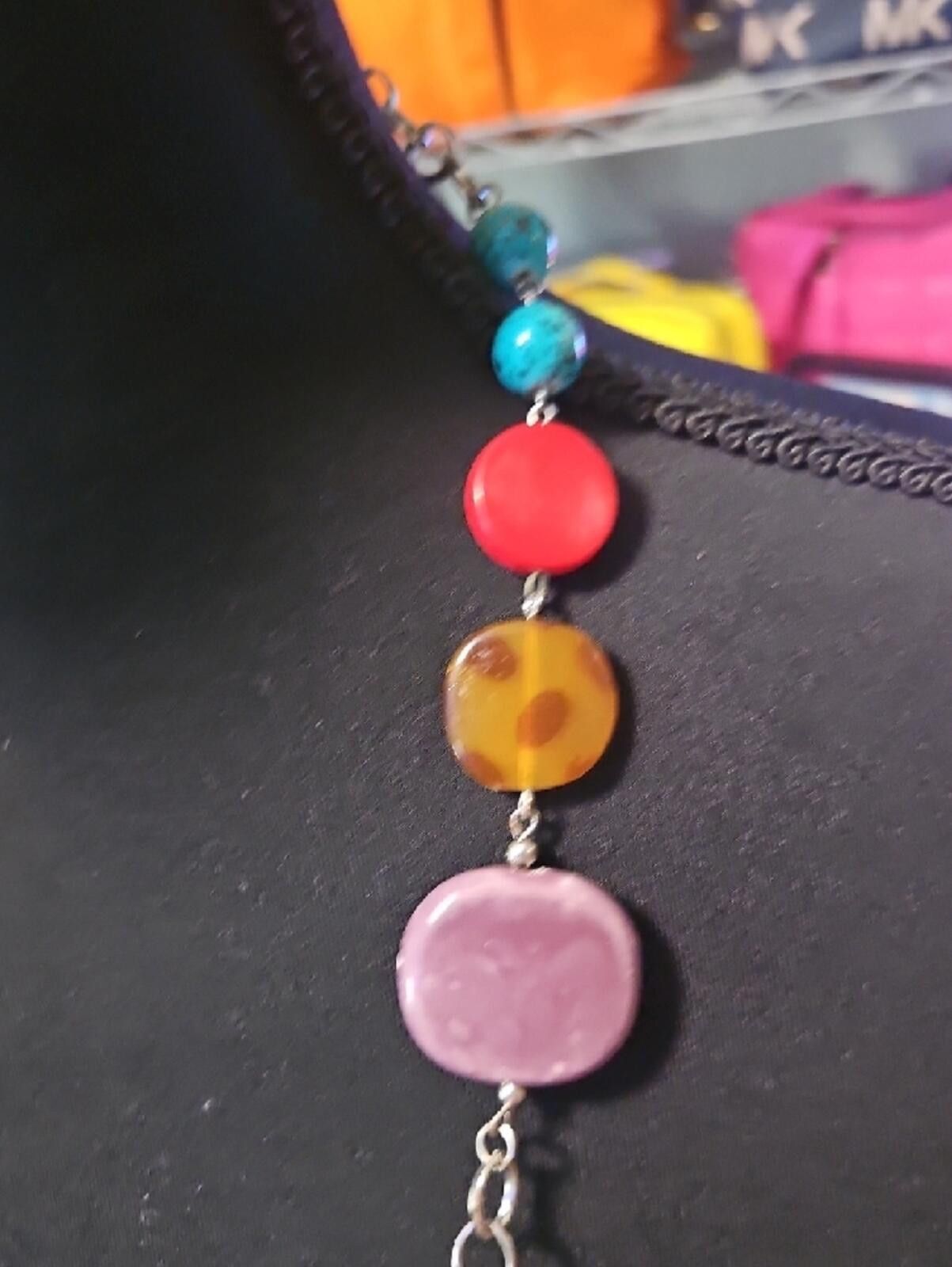 Other Multicolor Bead Statement Necklace - Colorful Size ONE SIZE - 4 Thumbnail