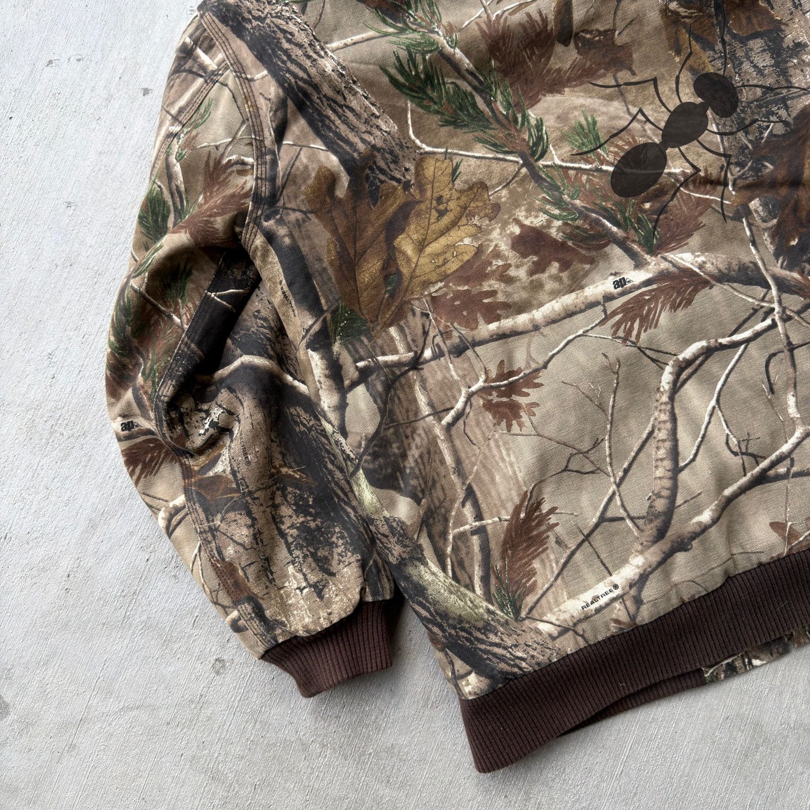 Carhartt × Vintage Carhartt YOUTH realtree camo hooded work wear jacket Size US XS / EU 42 / 0 - 7 Thumbnail