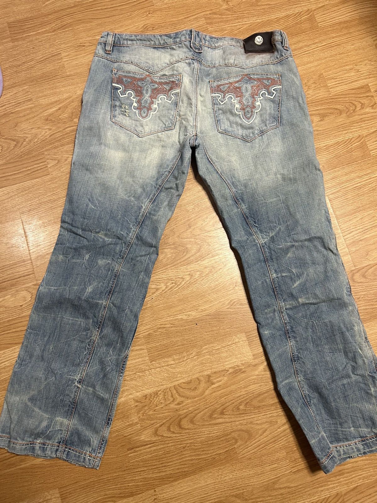 Vale × Vintage Vintage loose boot cut jeans Size US 42 / EU 58 - 2 Thumbnail