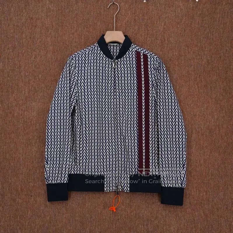 Valentino Valentino Men's Long Sleeve Striped Jacket . Size US S / EU 44-46 / 1 - 1 Thumbnail