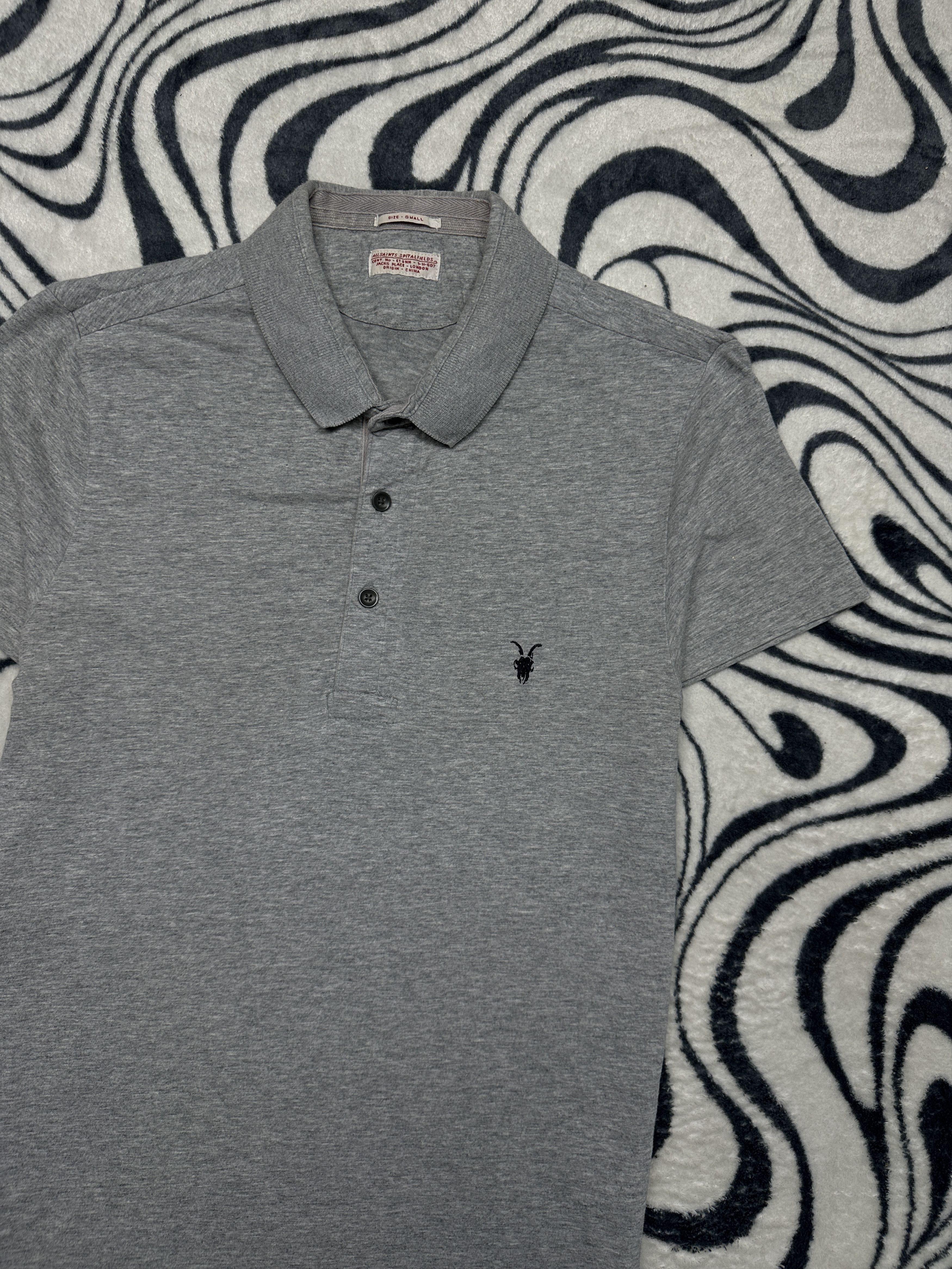 Allsaints AllSaints Mens Bramford Polo Shirt Y2K Size US S / EU 44-46 / 1 - 2 Thumbnail