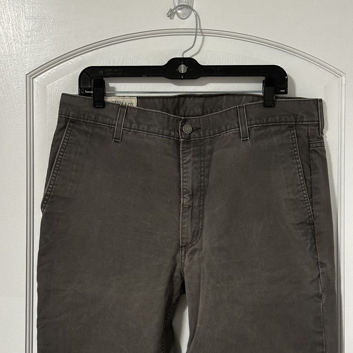 Levi's Levi's 511 Slim Fit Hybrid Chino Trouser Pants, Charcoal, 36 Size US 36 / EU 52 - 2 Thumbnail
