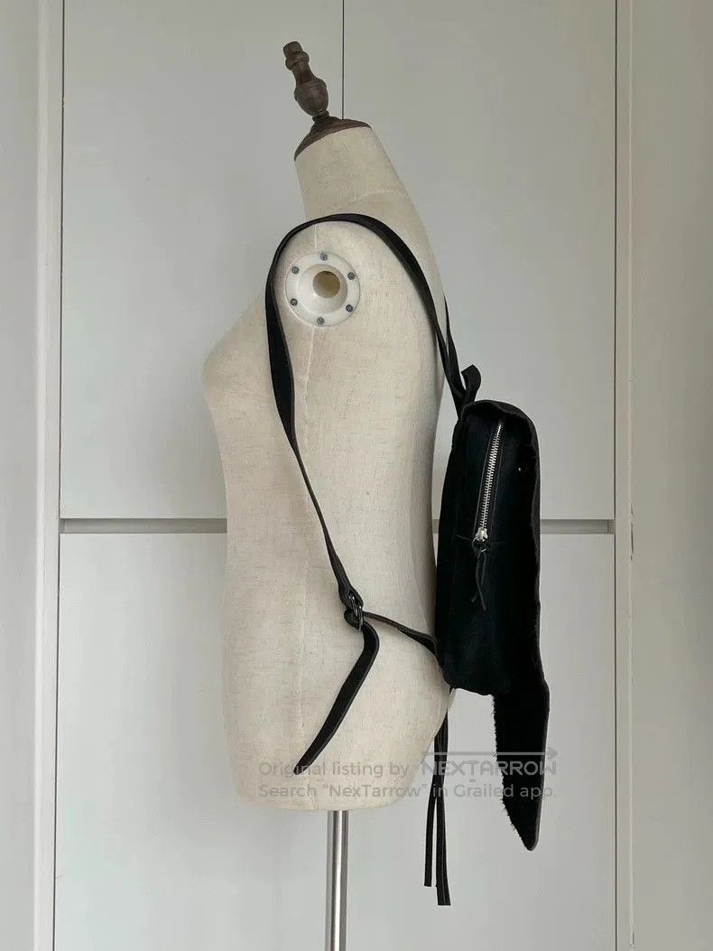 Jean Paul Gaultier Jean Paul GAULTIER Suede Embroidered Backpack. Size ONE SIZE - 3 Thumbnail