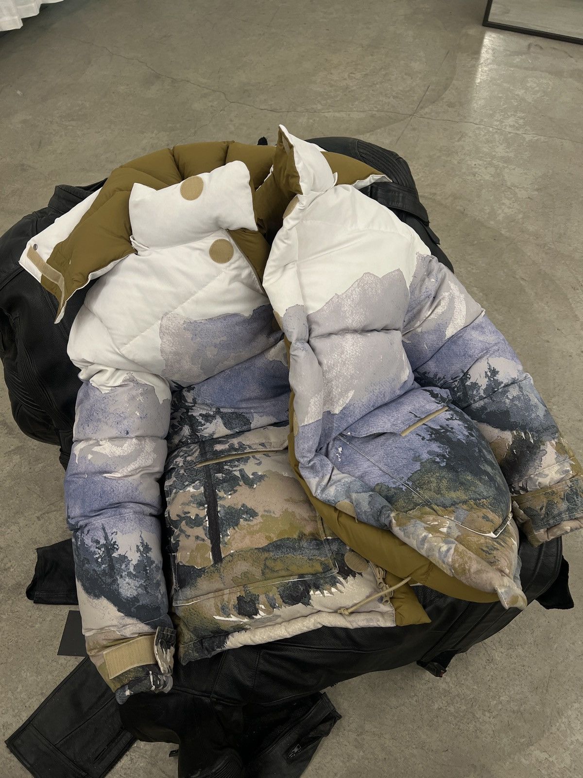 Gucci × The North Face GUCCI THE NORTH FACE Print Down Quilt Puffer Parka Jacket Size US L / EU 52-54 / 3 - 6 Thumbnail
