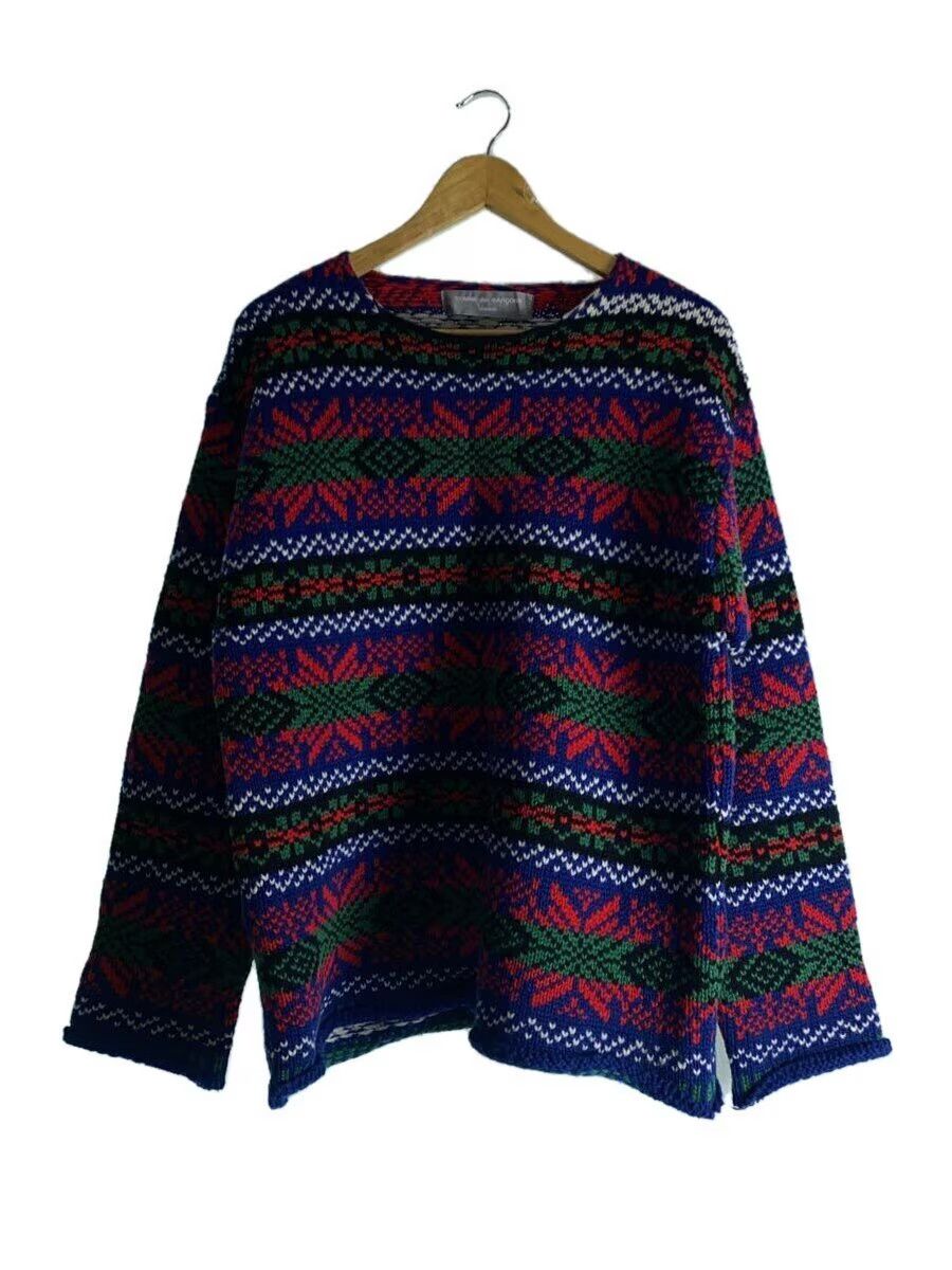 Comme des Garcons × Comme des Garcons Homme Nordic Wool Knit Sweater Size US M / EU 48-50 / 2 - 1 Thumbnail