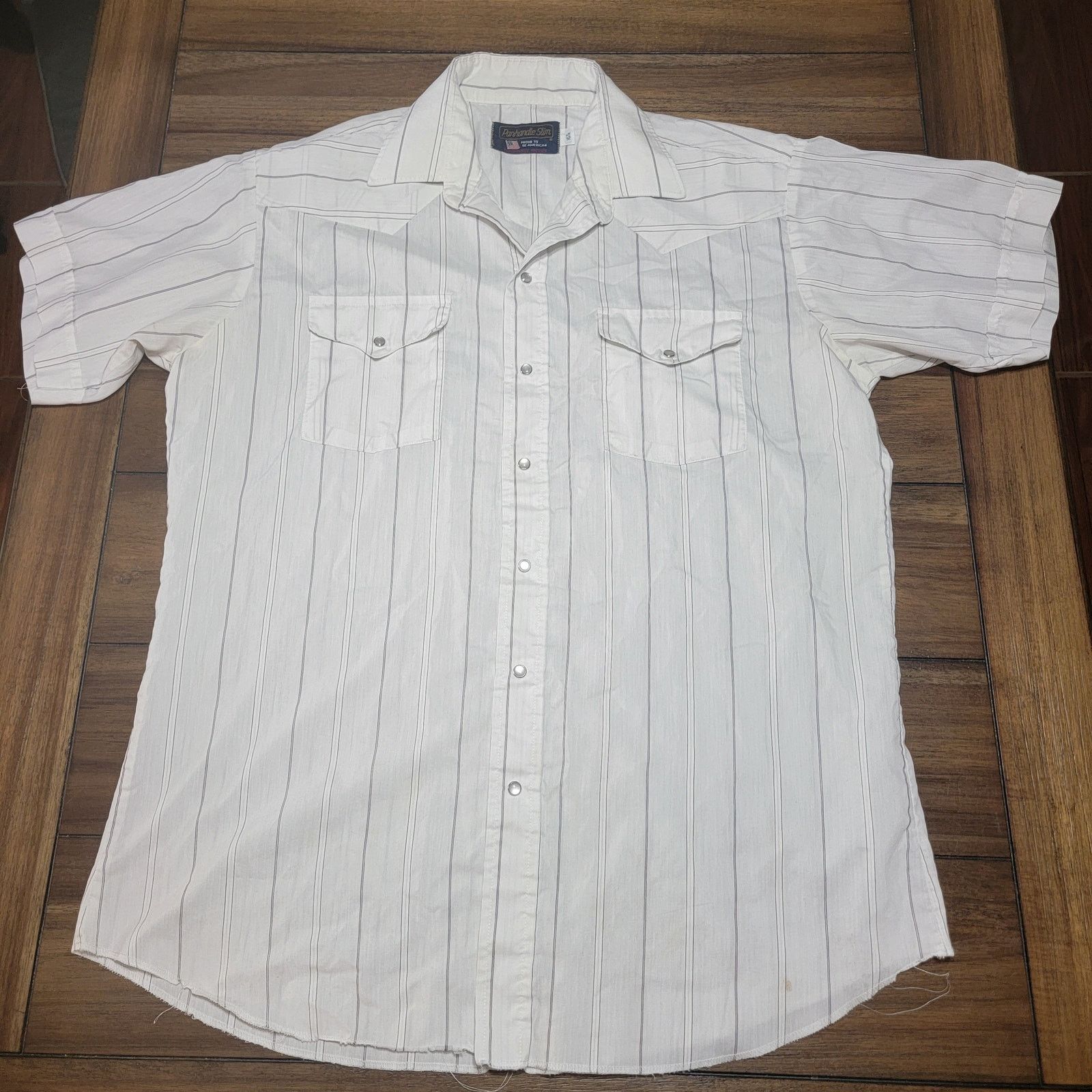 Panhandle Slim VTG Panhandle Slim Western Pearl Snap Shirt - Size 16 1/2 Size US XL / EU 56 / 4 - 1 Thumbnail