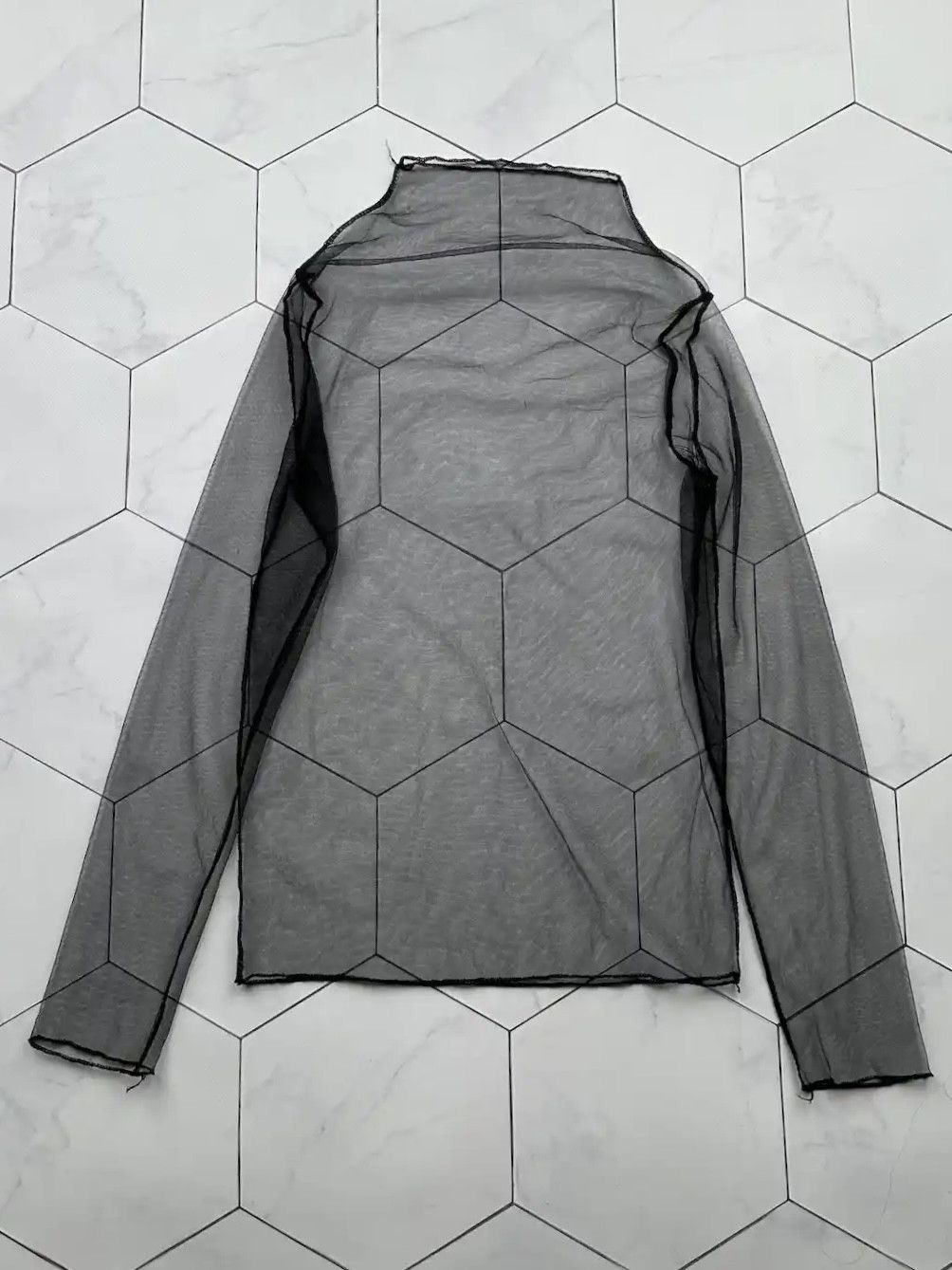 Japanese Brand Vintage Mesh Long Sleeve (B443)E2 Size S / US 4 / IT 40 - 1 Thumbnail