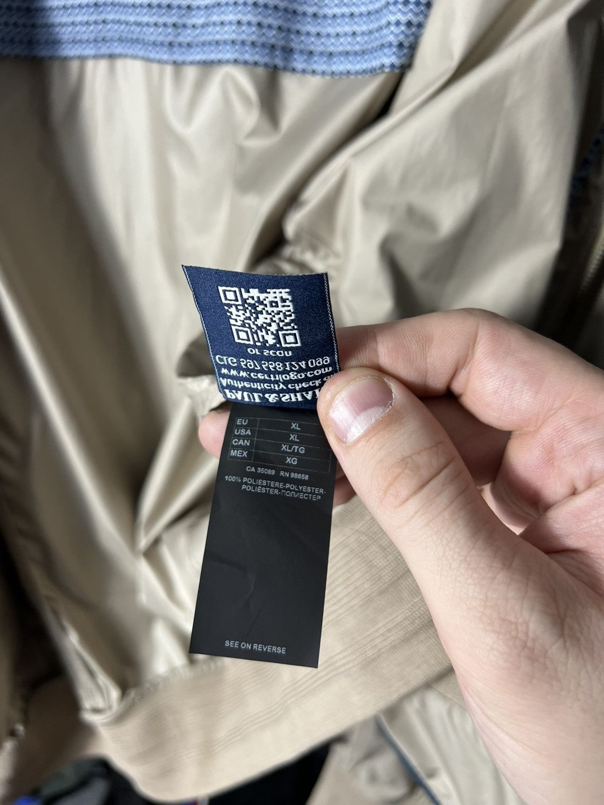 Paul & Shark Paul & Shark Yachting Bomber Beige Jacket – Size XL Rare Size US XL / EU 56 / 4 - 13 Thumbnail