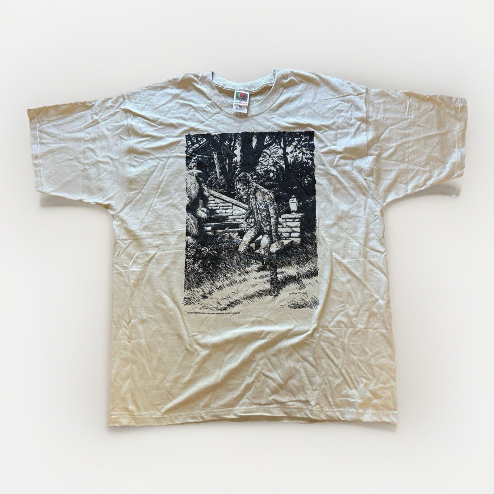 Fruit Of The Loom 2000 Bernie Wrightson Midnight Constitutional Zombie T-Shirt Size US XL / EU 56 / 4 - 1 Thumbnail