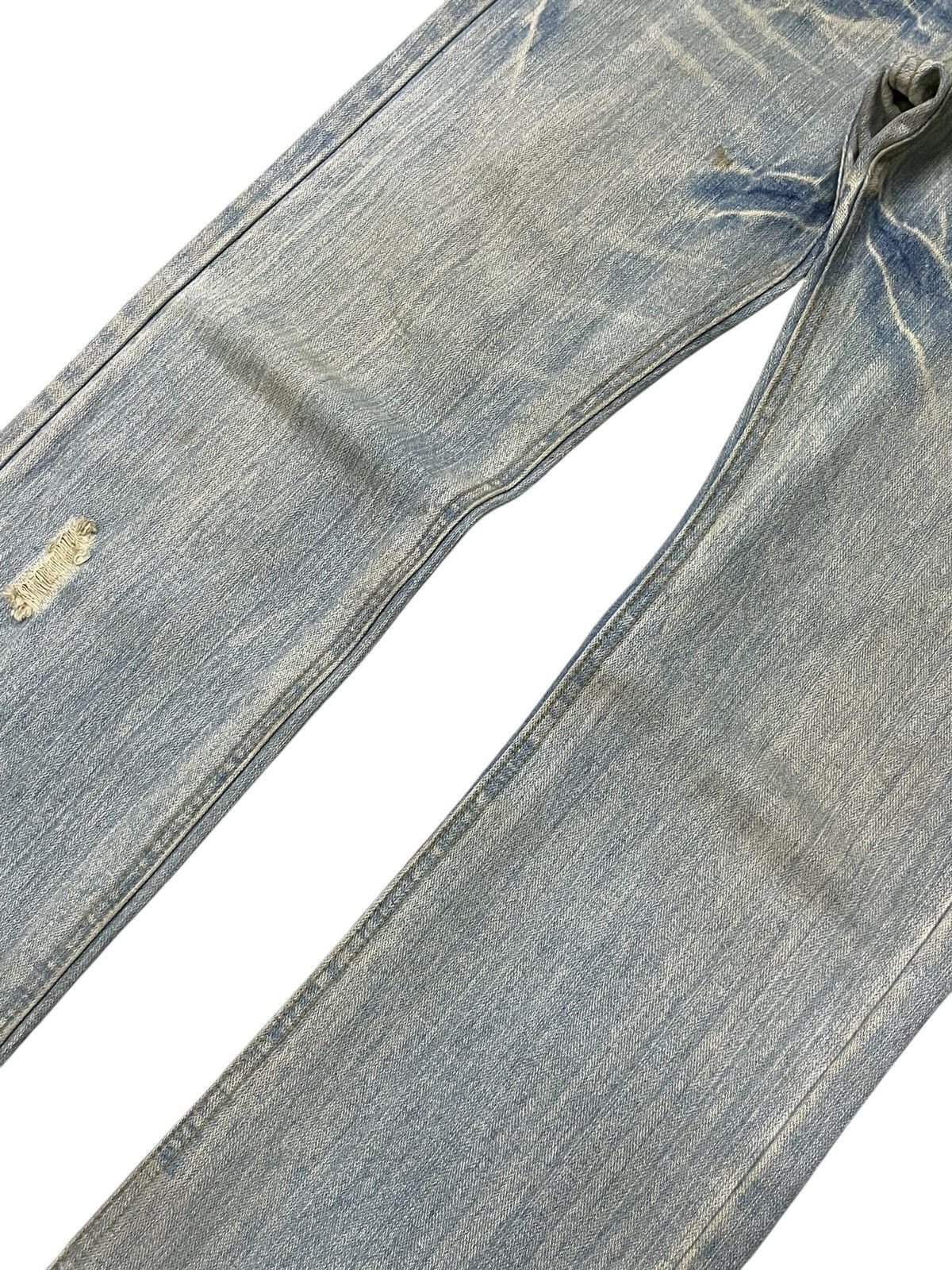 Hysteric Glamour Hysteric Glamour Style I ❤️ Surf Patched Muddy Wash Jeans Size US 32 / EU 48 - 4 Thumbnail