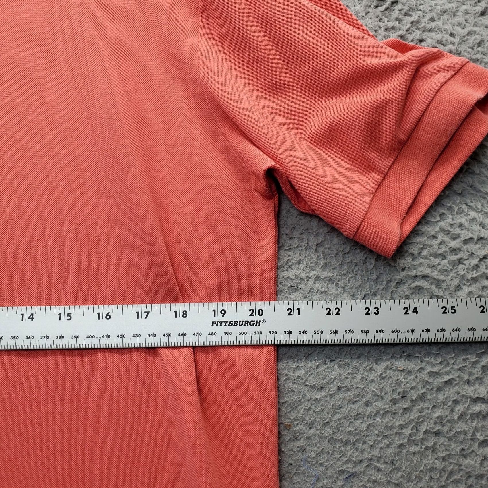 Tommy Bahama Tommy Bahama Polo Shirt Mens M Orange Relax Slit Collared Pointer Feature: Breathable, Easy Care, Slit Size US M / EU 48-50 / 2 - 5 Thumbnail