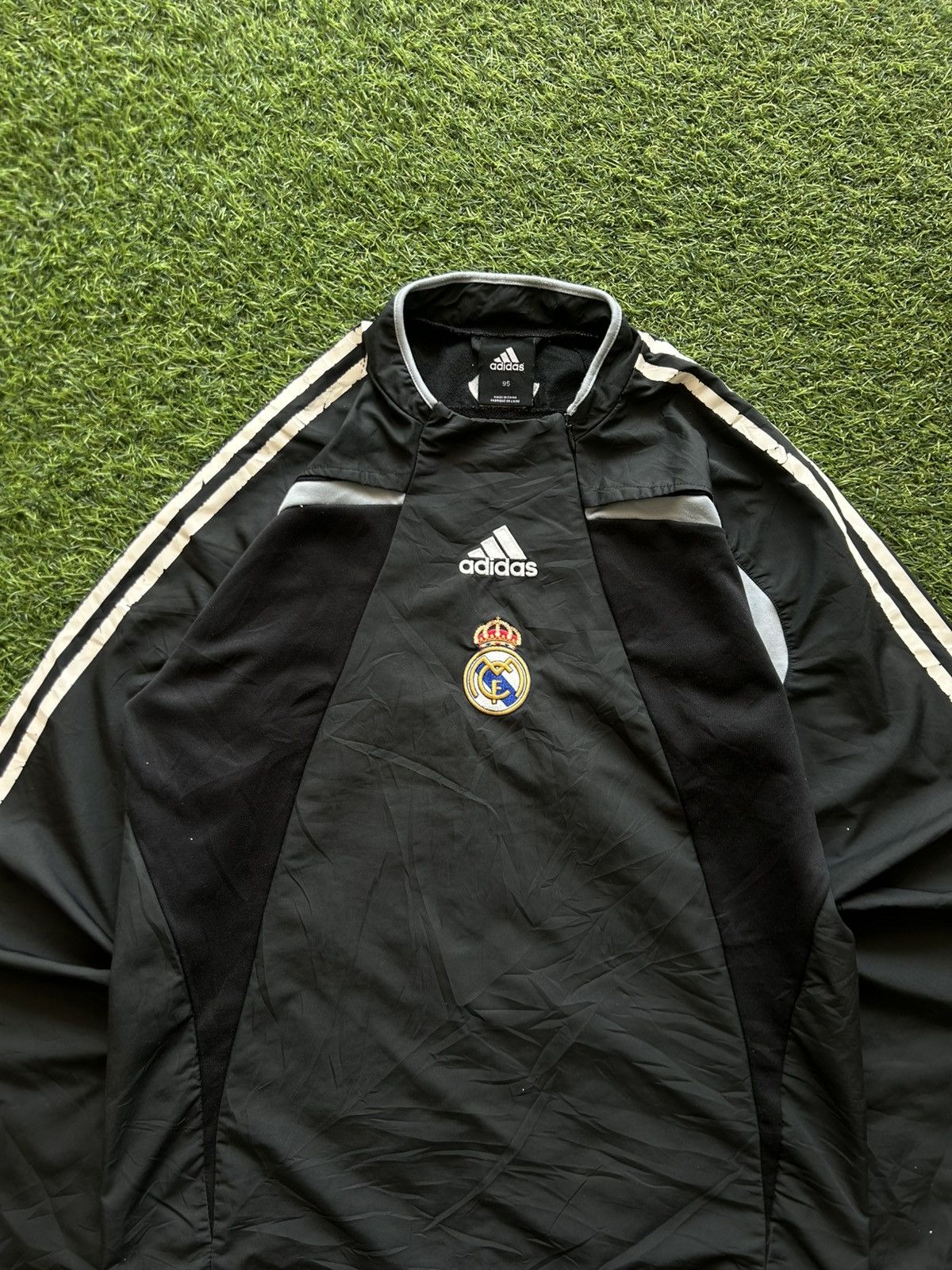 Adidas Vintage Real Madrid Adidas Training Drill Top Size US M / EU 48-50 / 2 - 2 Thumbnail