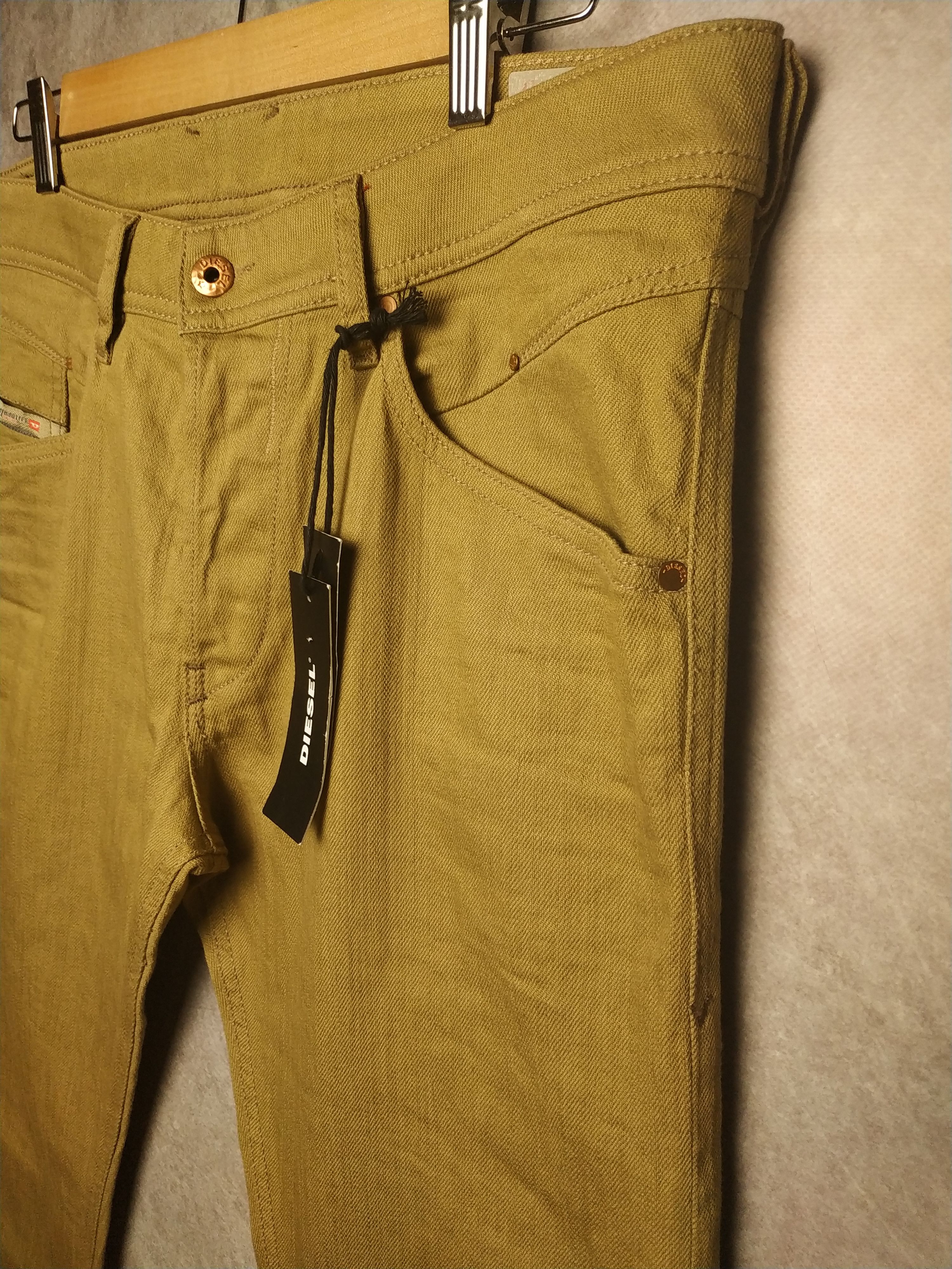 Diesel NEW DIESEL Belther 0847E Men Jeans Brown W32 Slim Stretch Size US 32 / EU 48 - 6 Thumbnail
