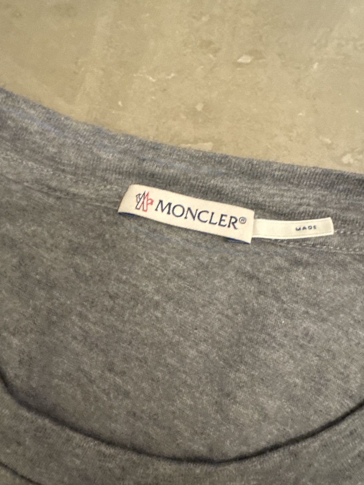 Moncler Grey T-shirt Size US XXL / EU 58 / 5 - 10 Thumbnail