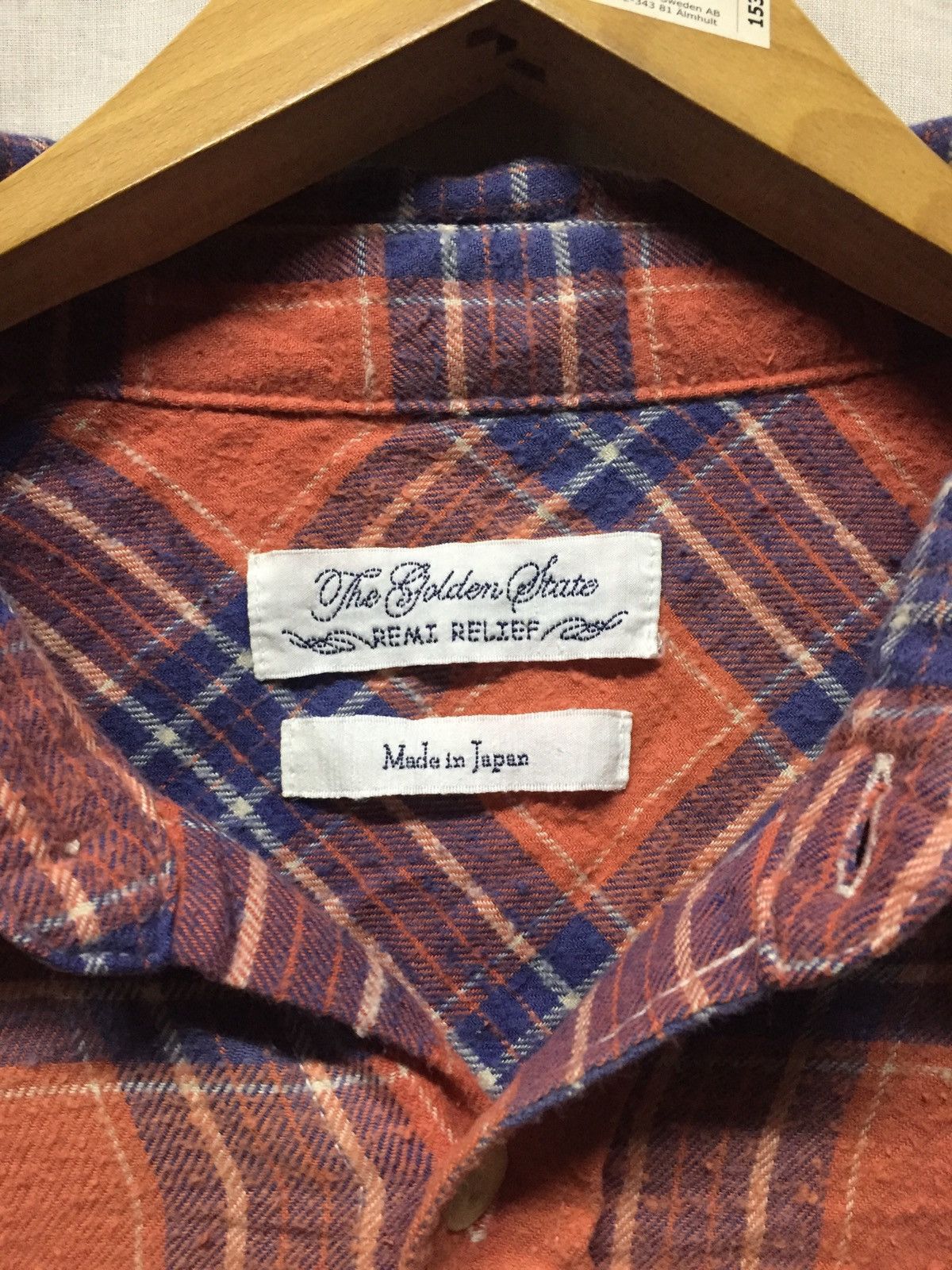Japanese Brand × Remi Relief Remi Relief Plaid Tartan Button Up Distressed Shirt Size US M / EU 48-50 / 2 - 4 Thumbnail
