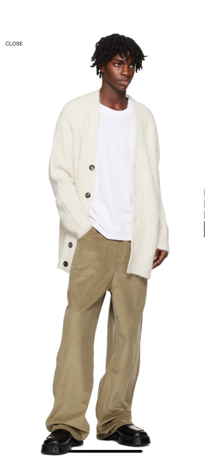 AMI Off White Knit Cardigan Size US M / EU 48-50 / 2 - 7 Thumbnail