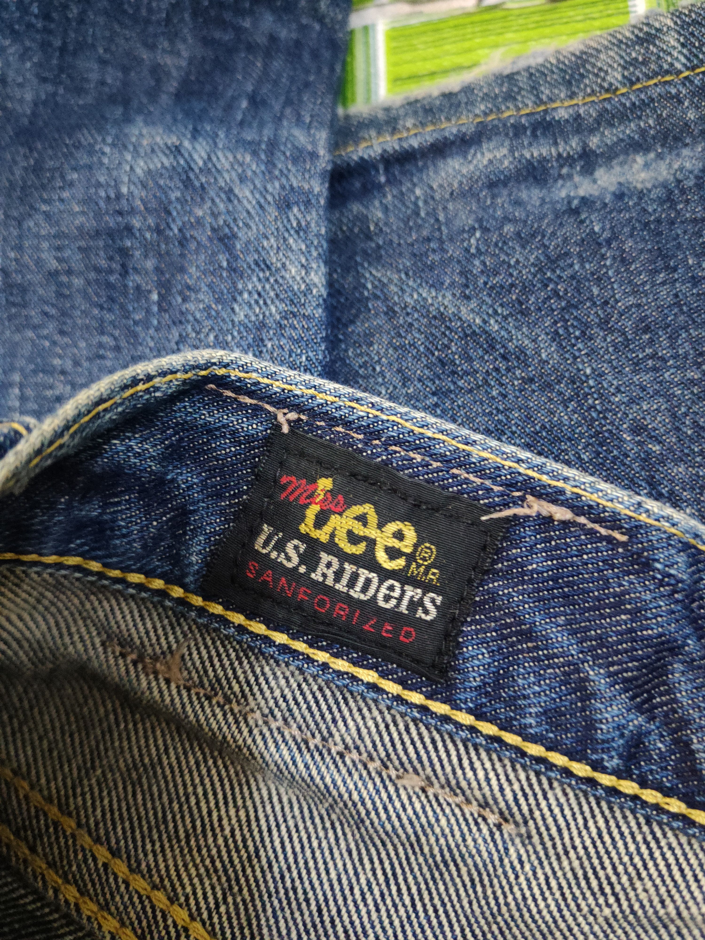 Lee × Vintage Miss Lee Dark Blue Distressed Ripped denim Jeans #W2069 Size 27" / US 4 / IT 40 - 18 Thumbnail