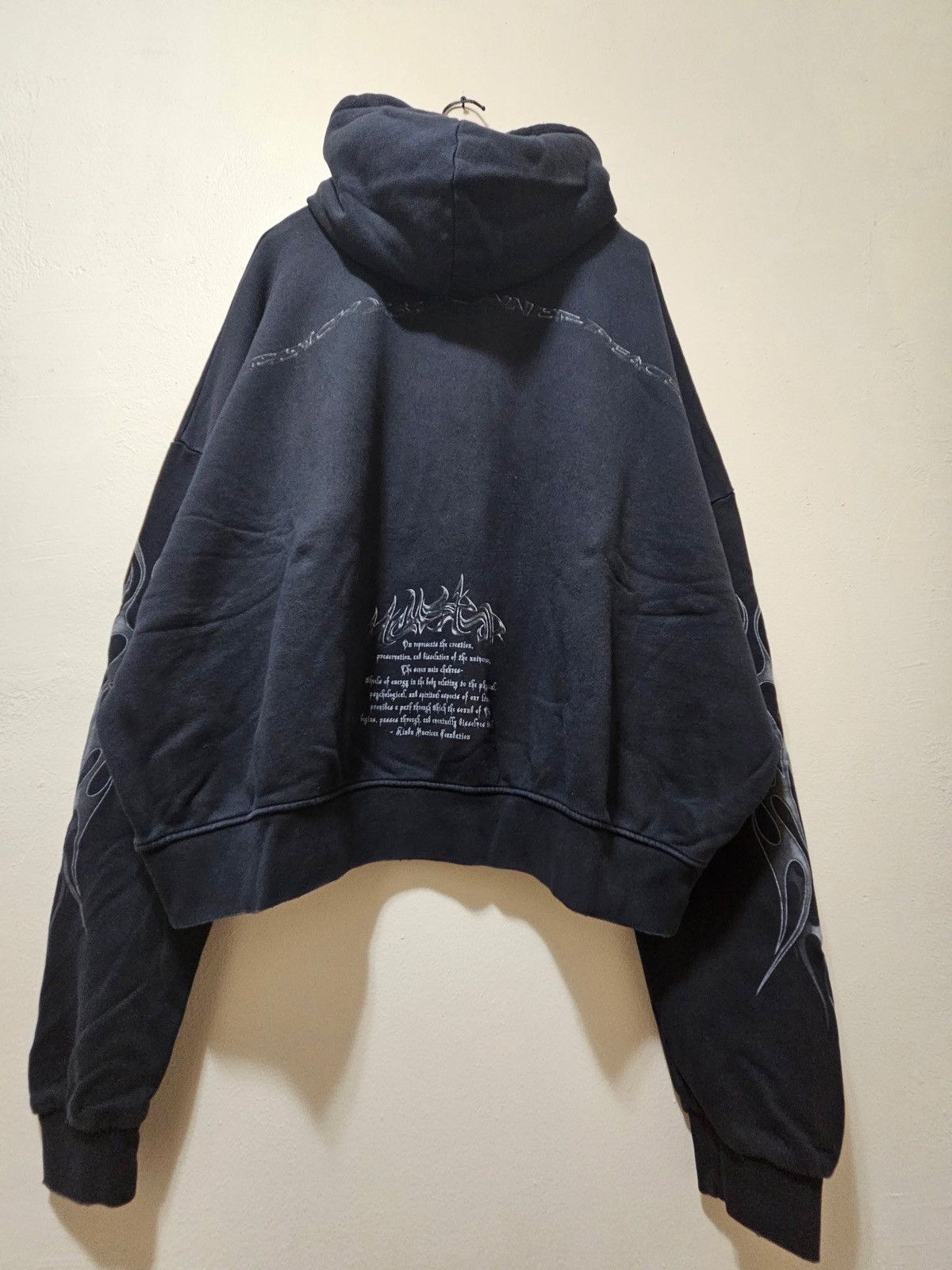 HELLSTAR ComplexCon Dark Ohm Baggy Distressed Hoodie Size US L / EU 52-54 / 3 - 7 Thumbnail