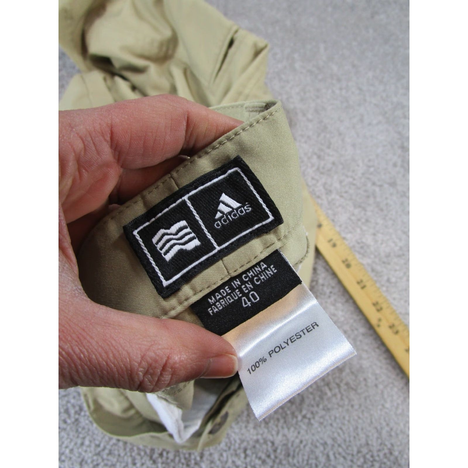 Adidas Adidas Shorts Mens 40 Beige Khaki Lightweight Polyester Golf 11" N/A Size US 40 / EU 56 - 7 Thumbnail