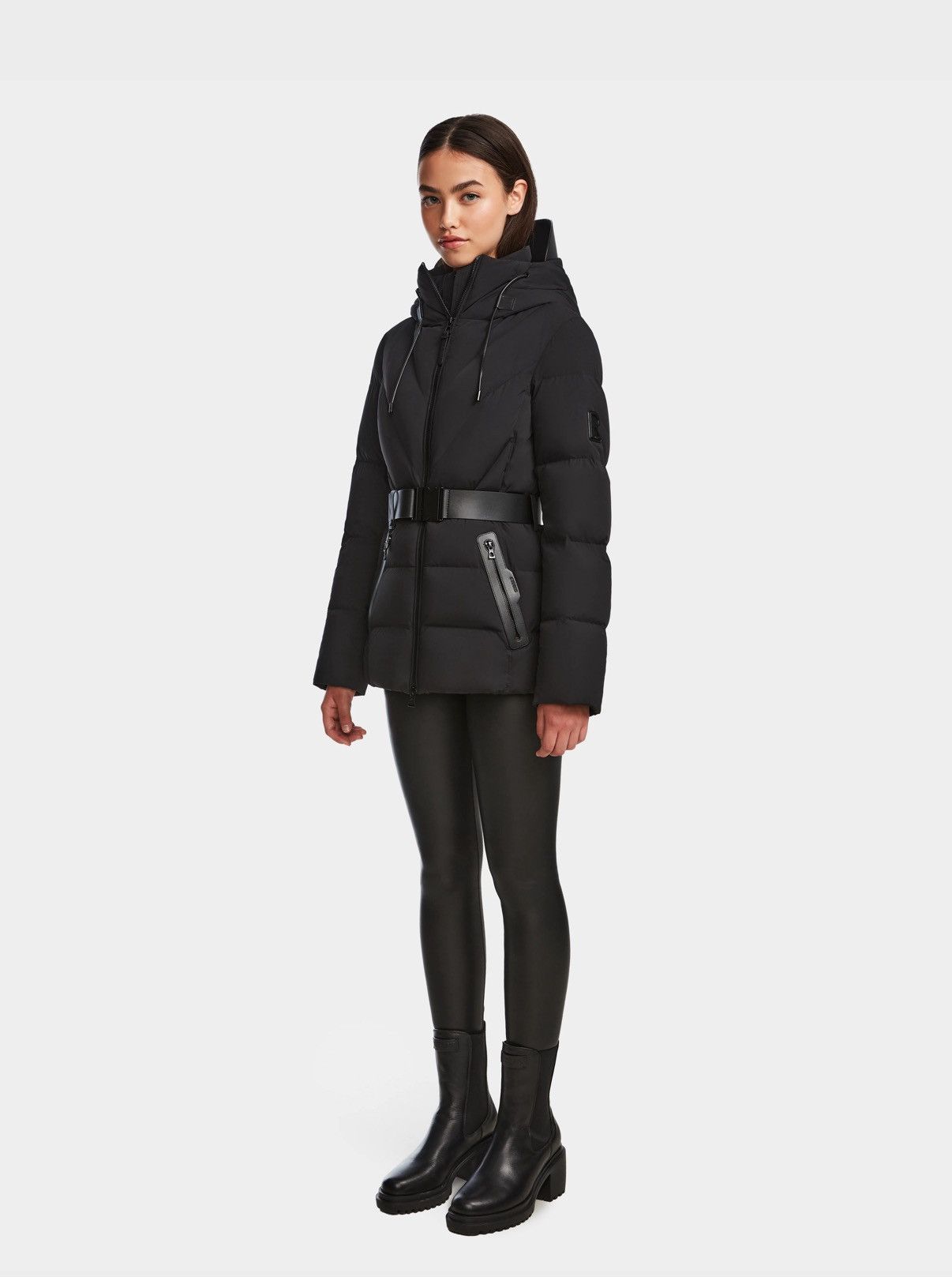 Rudsak BRAND NEW-RUDSAK ENZAH WOMEN'S QUILTED DOWN PUFFER WITH HOOD Size XXL / US 16-18 / IT 52-54 - 5 Thumbnail