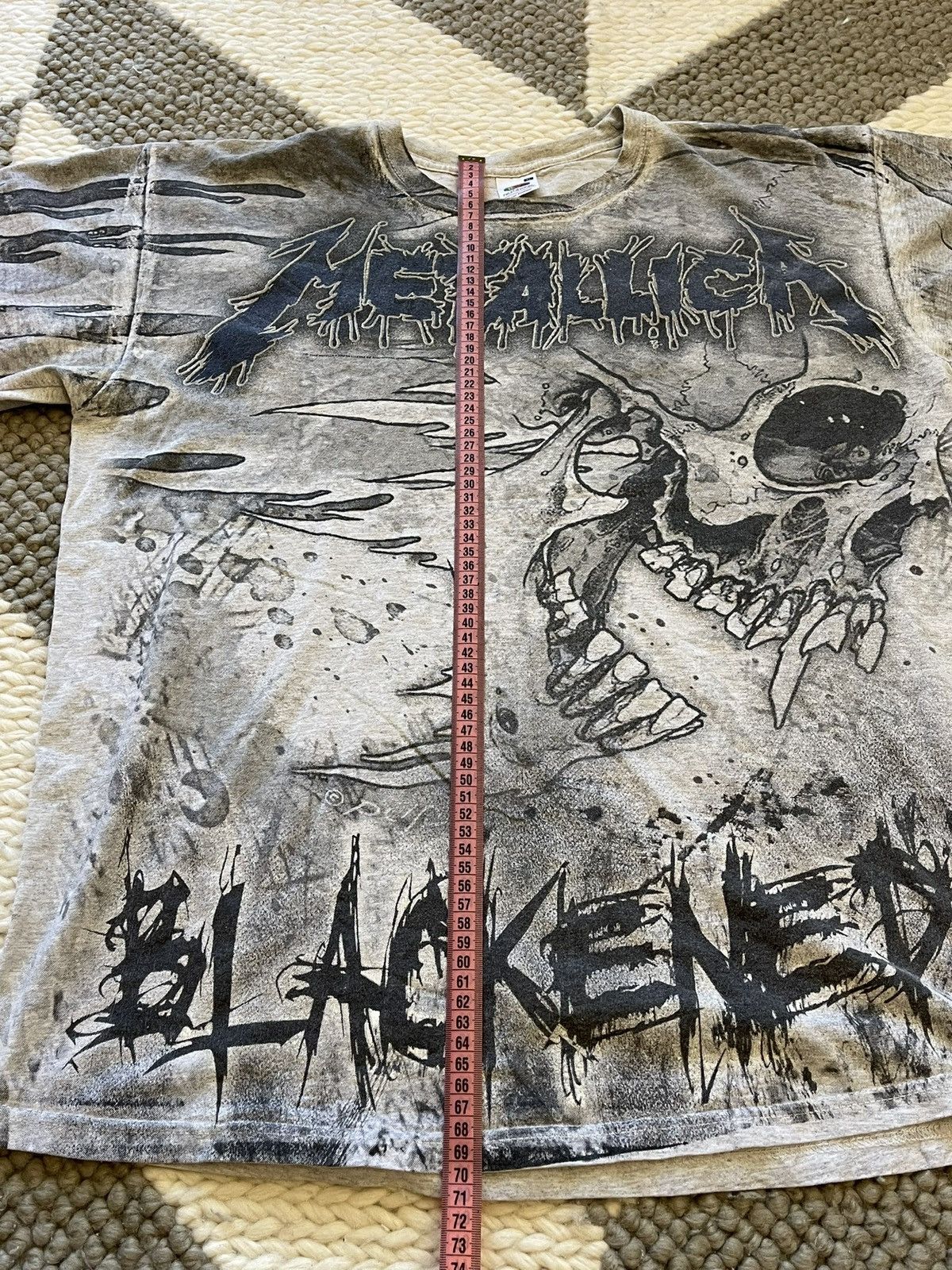 Fruit Of The Loom Vintage 2000 Metallica Blackened T-Shirt All Over Print XL Size US XL / EU 56 / 4 - 4 Thumbnail