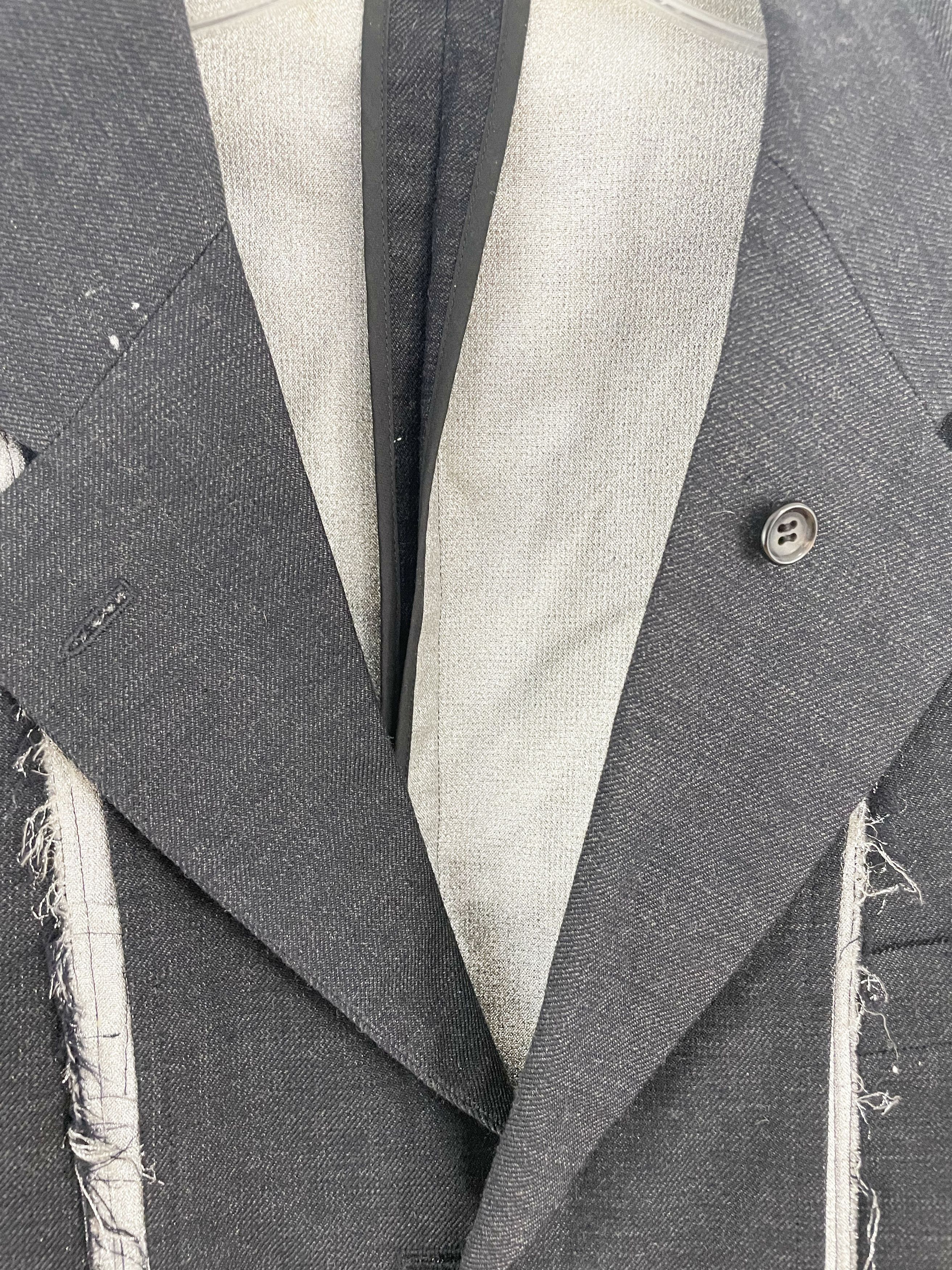 Comme des Garcons Homme 2002 Silver Thread Blazer Size US L / EU 52-54 / 3 - 5 Thumbnail