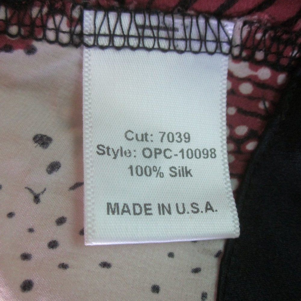 Vintage Aubergine 100% Silk Blouse Size M Size M / US 6-8 / IT 42-44 - 4 Thumbnail
