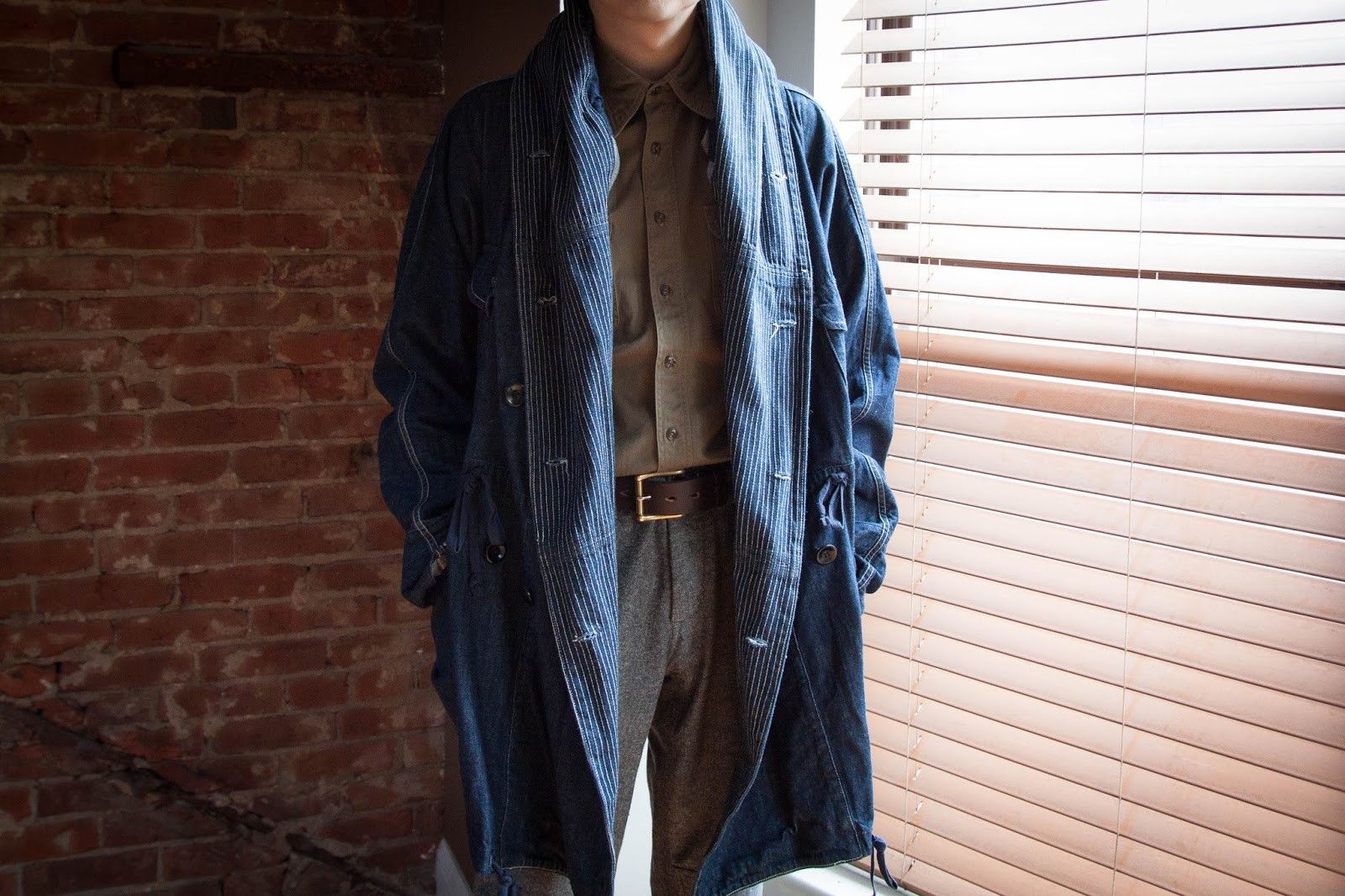 John Alexander Skelton Kapital 10oz Denim Ring Coat Size US S / EU 44-46 / 1 - 1 Thumbnail