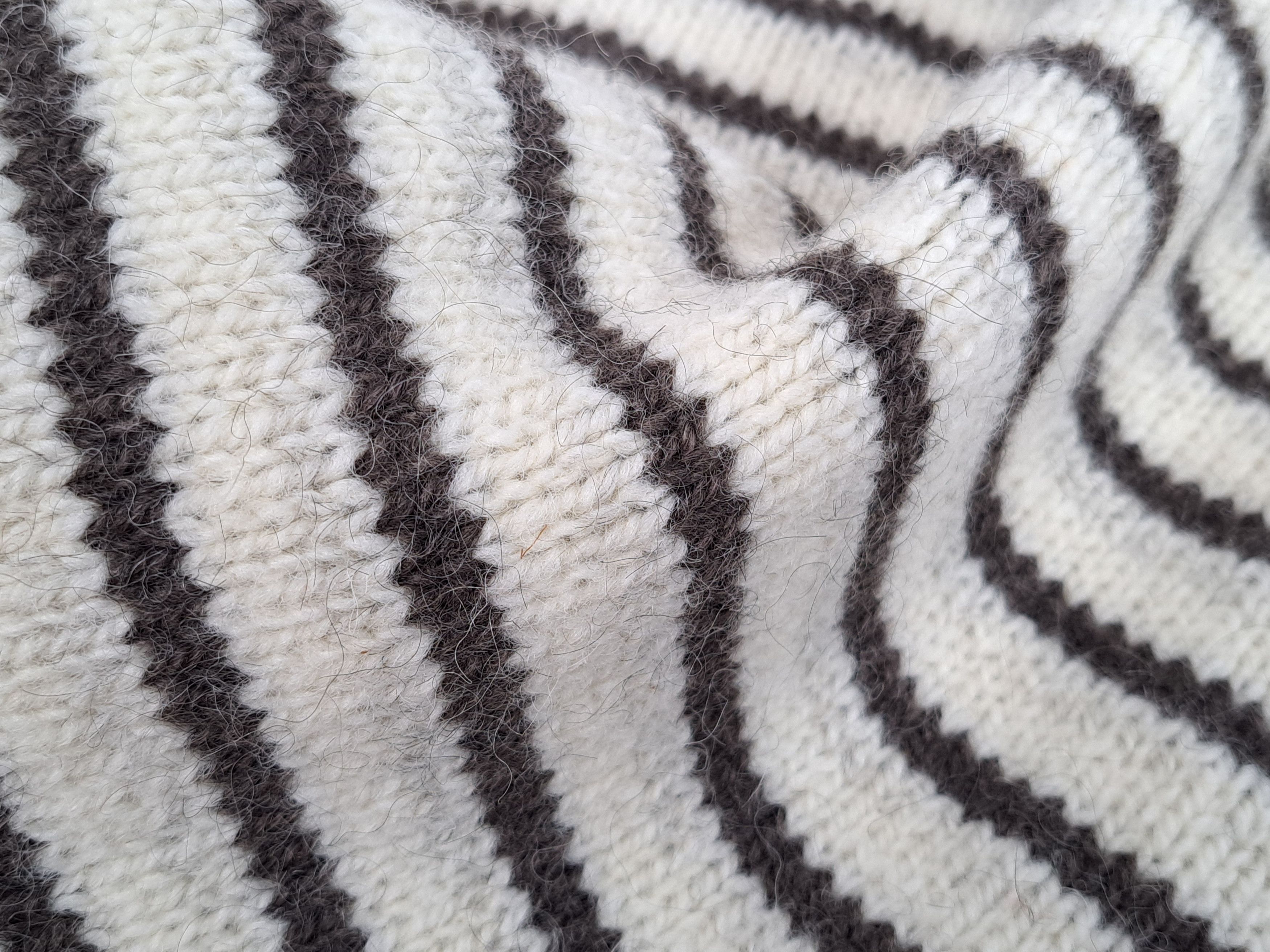 Designer SKALL STUDIO striped knit warm sweater. Size XS / US 0-2 / IT 36-38 - 5 Thumbnail