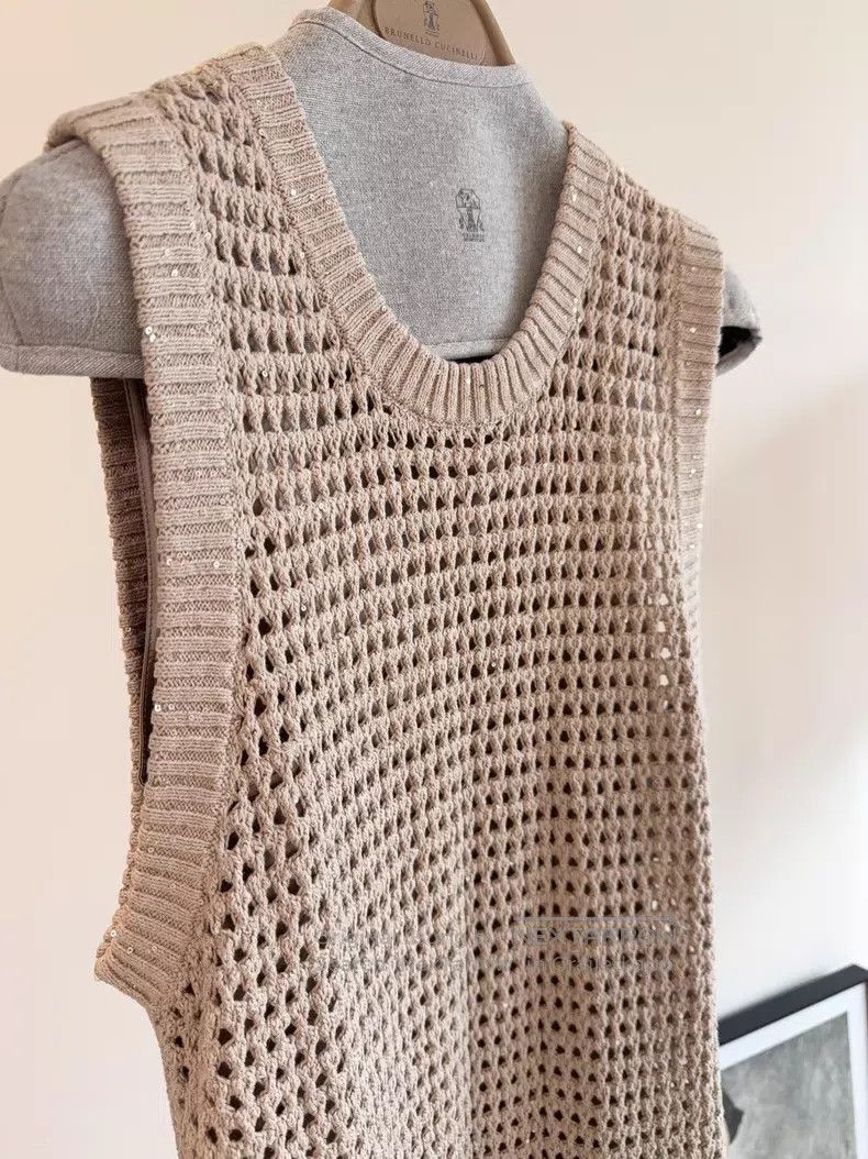 Brunello Cucinelli Brunello Cucinelli Sequined Dress Size M / US 6-8 / IT 42-44 - 3 Thumbnail