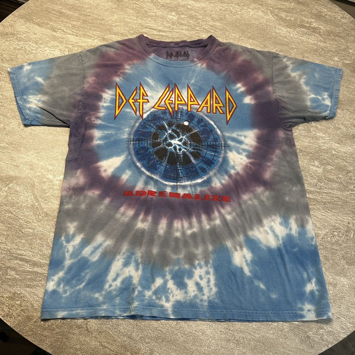 Def Leppard 2018 Def Leppard Adrenalize Tie-Dye Band Tour Graphic Shirt Size US M / EU 48-50 / 2 - 1 Thumbnail