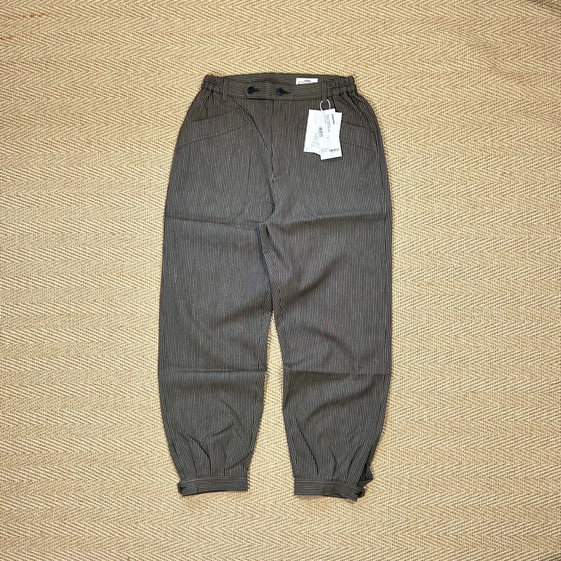 Visvim VISVIM CARROL SANTOME Wool Blend Striped Pants Size US 32 / EU 48 - 1 Thumbnail