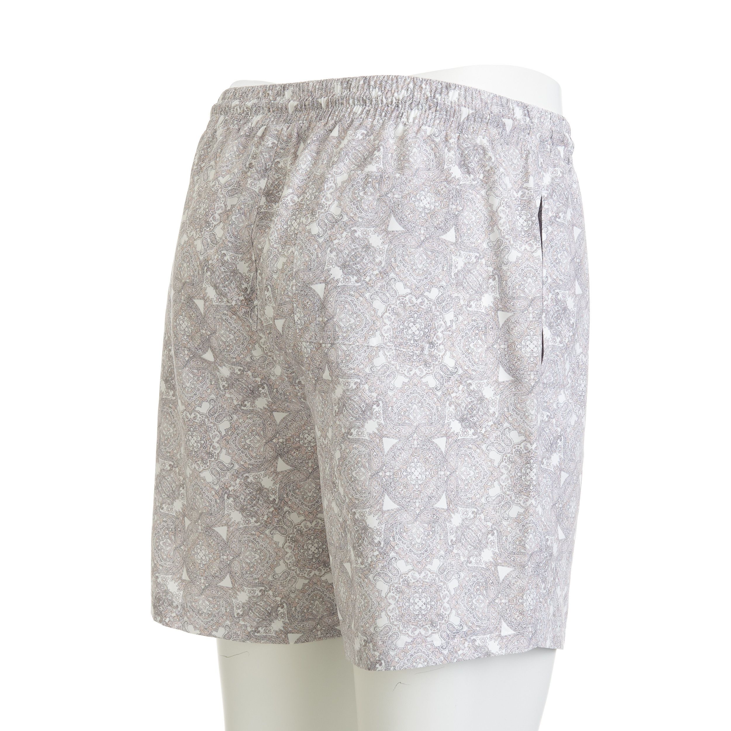 Brunello Cucinelli Swim Shorts With Paisley Print & Logo Embroidery Size M Size US 30 / EU 46 - 8 Thumbnail