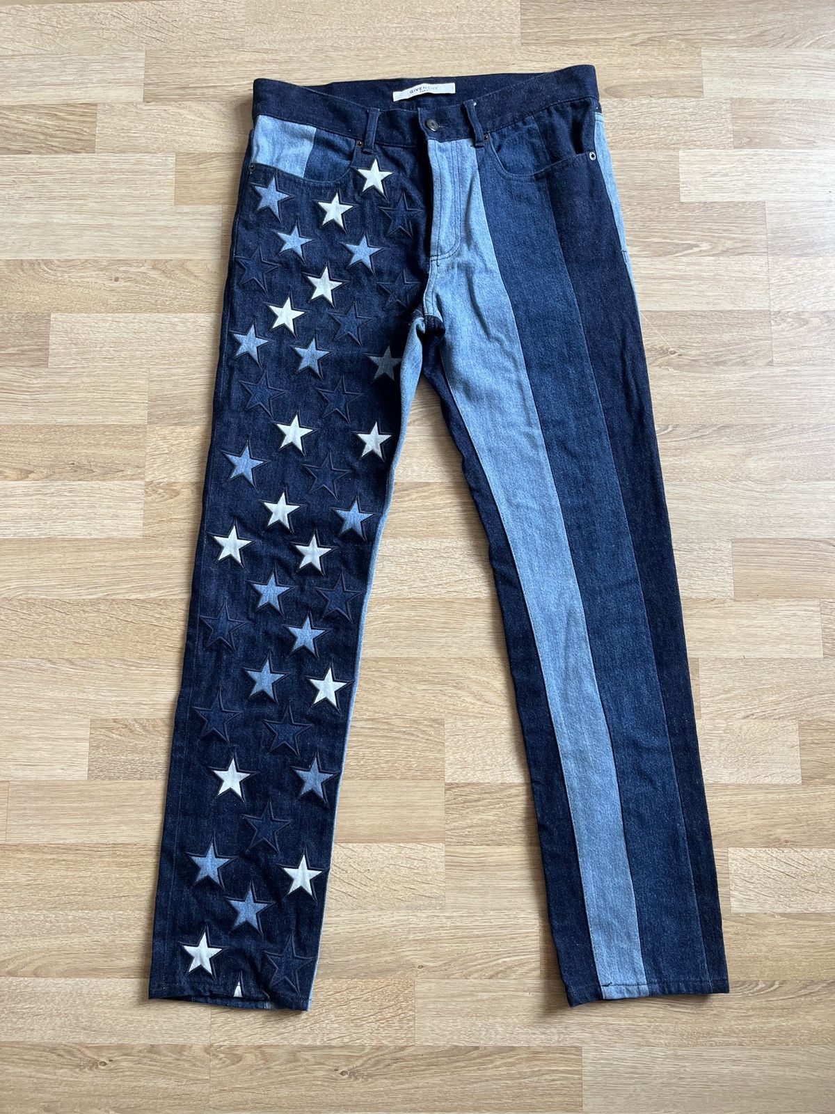 Givenchy Givenchy Spring 2016 Flag Denim Size US 31 - 1 Thumbnail