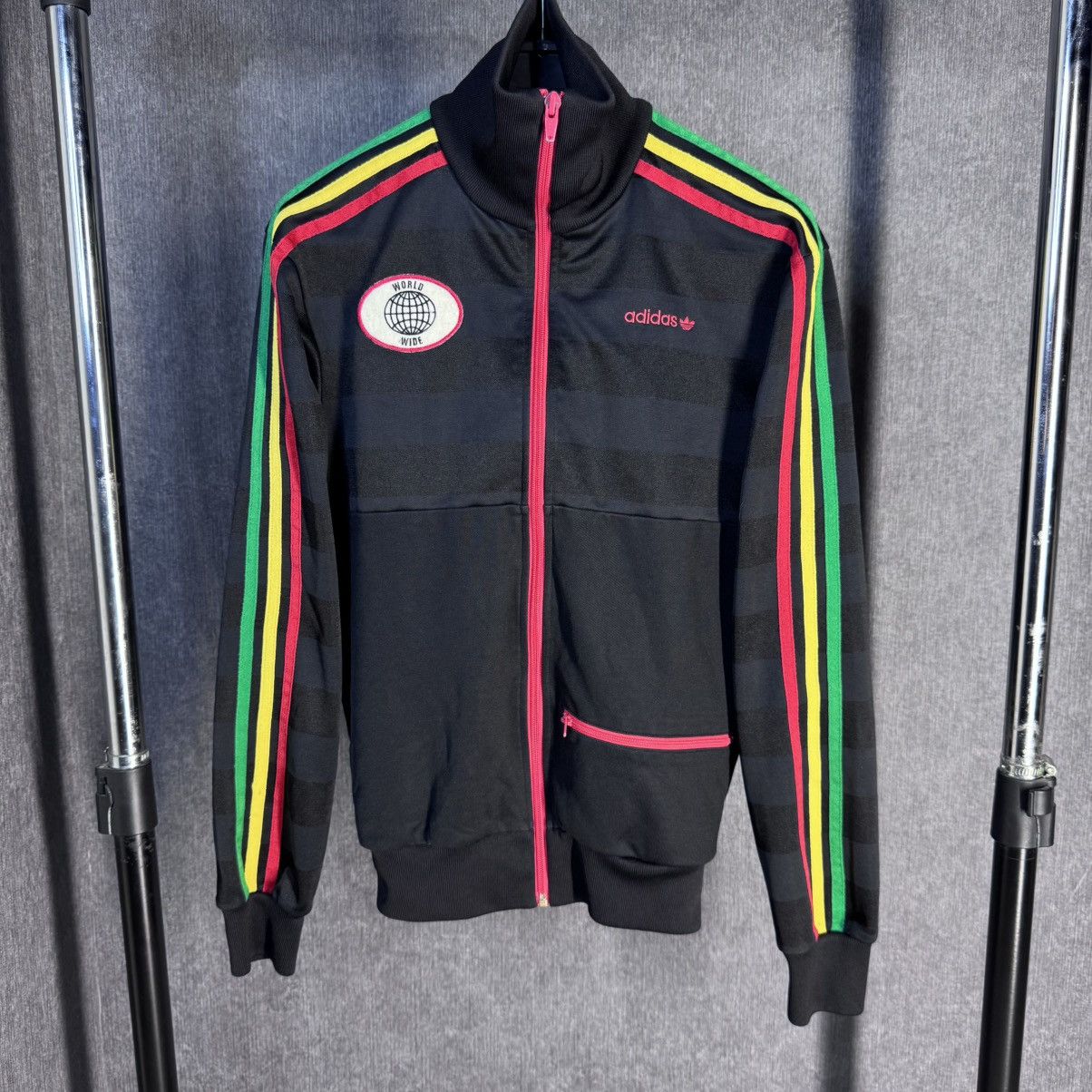 Adidas Adidas Vintage Jamaica Tracksuit Bob Marley Rasta striped XS Size US XS / EU 42 / 0 - 1 Thumbnail