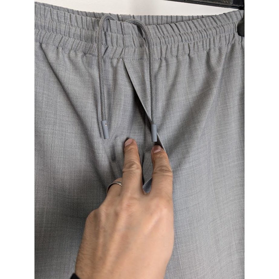 Off-White o1rshd1 Wool Long Lounge Trackpant in Melange Grey Size US 36 / EU 52 - 9 Thumbnail